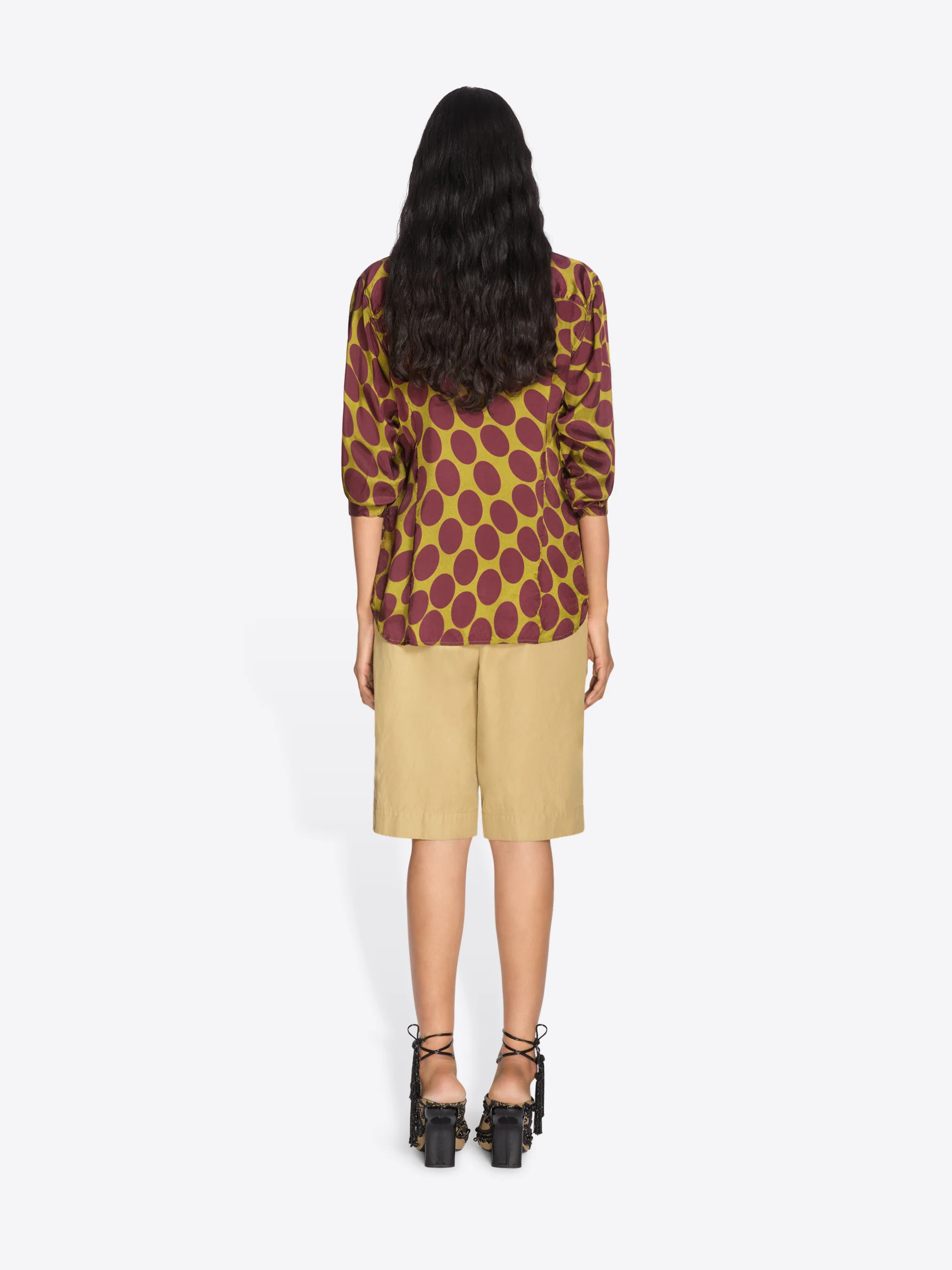 Printed viscose shirt