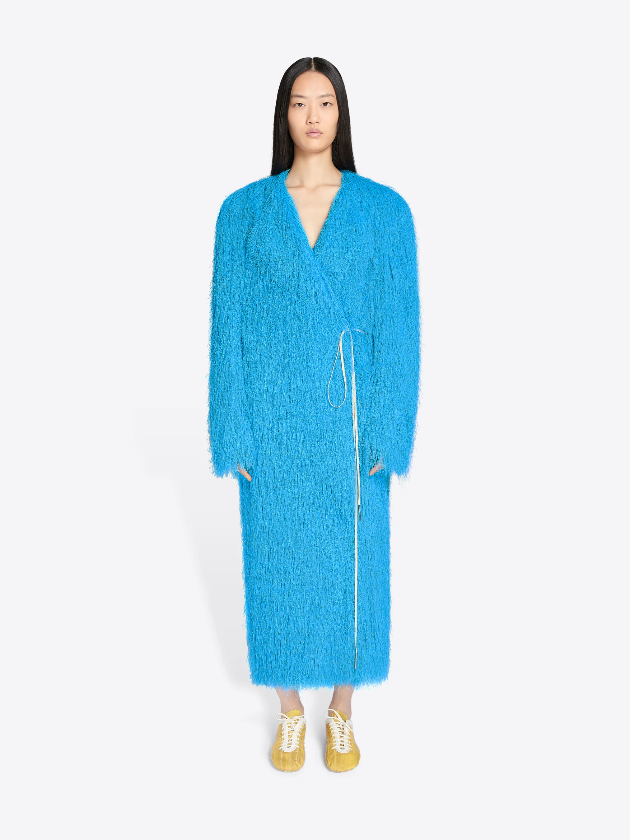 Fringed coat