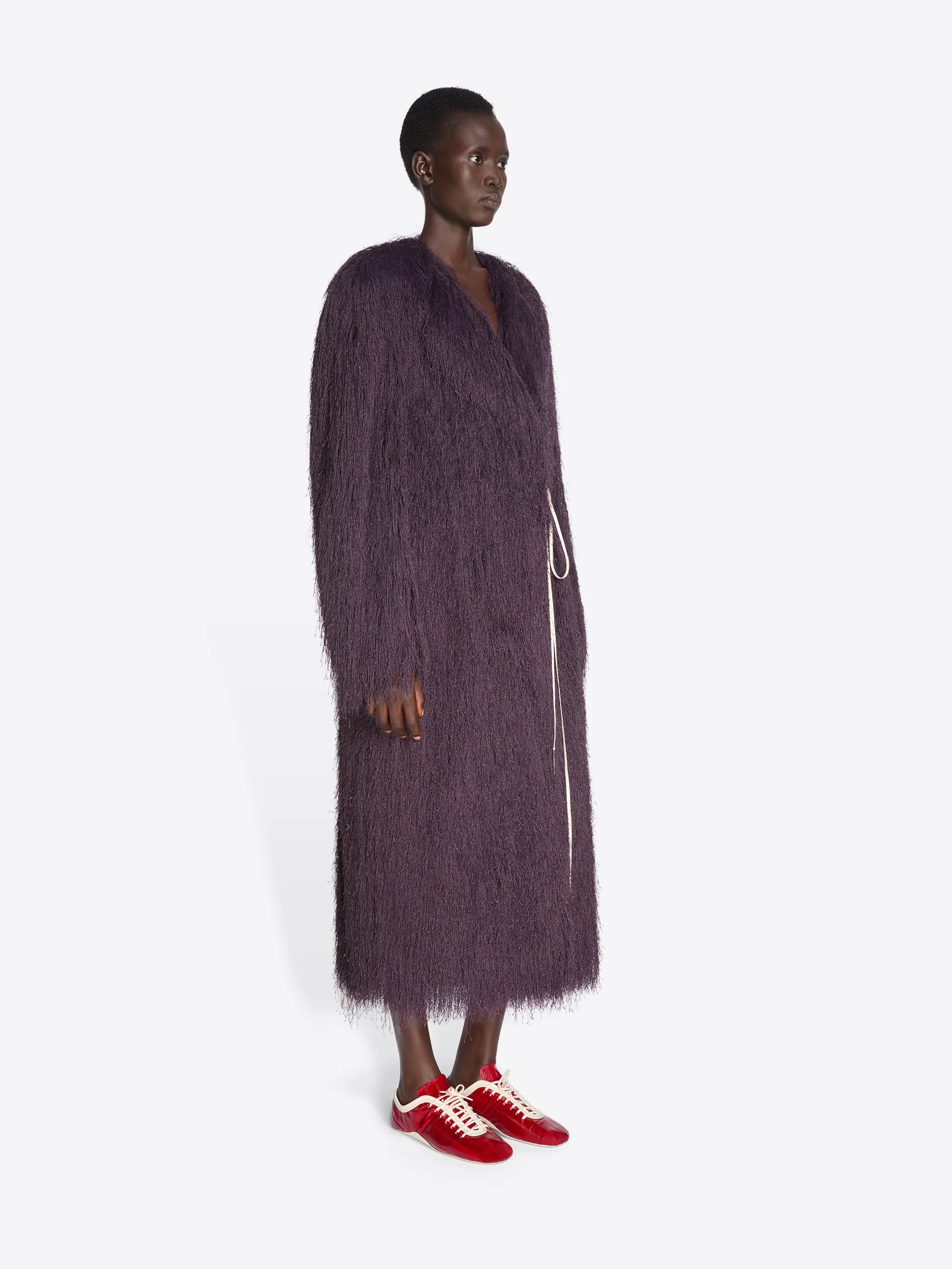 Fringed coat