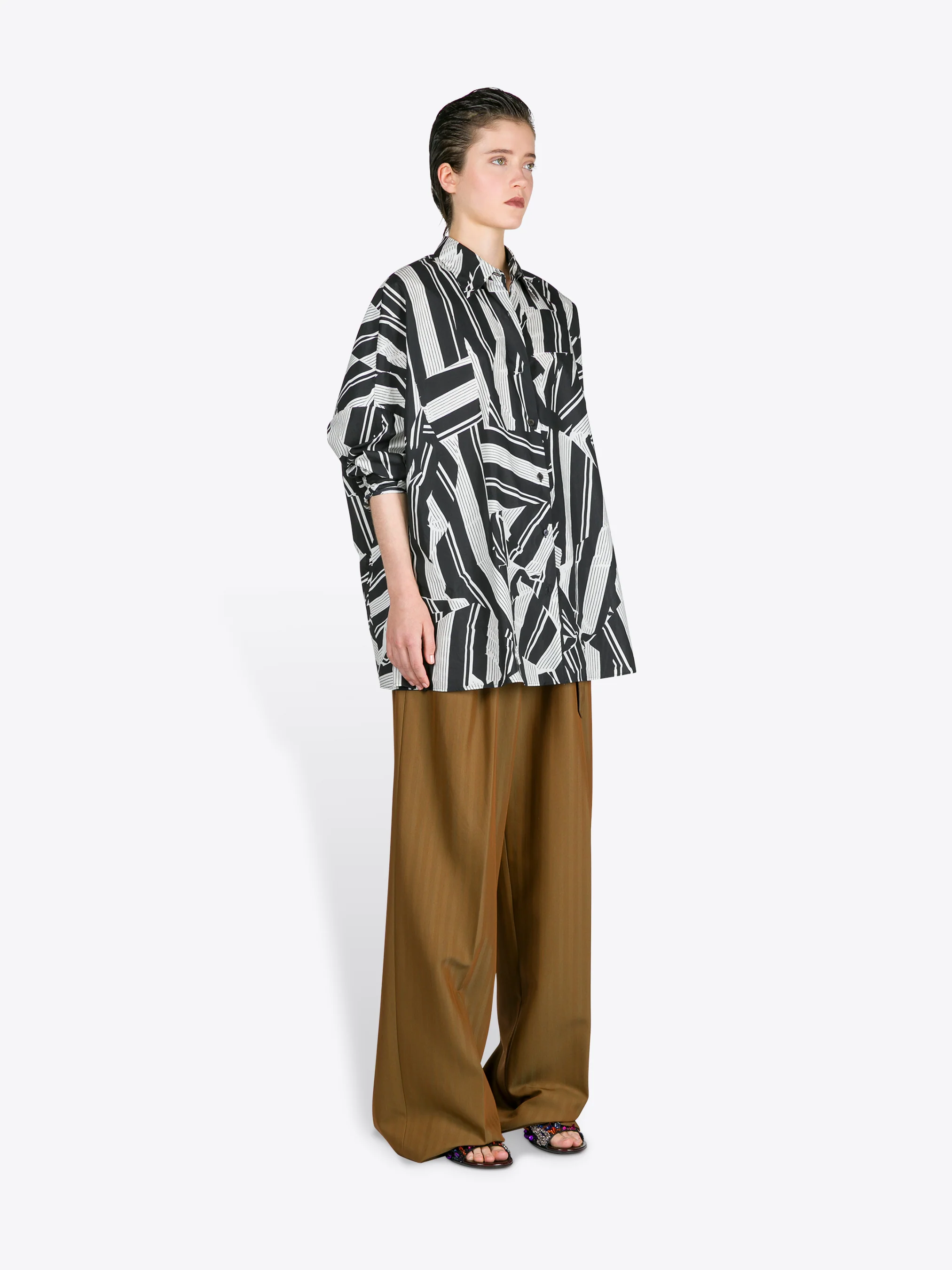 Cotton cocoon shirt