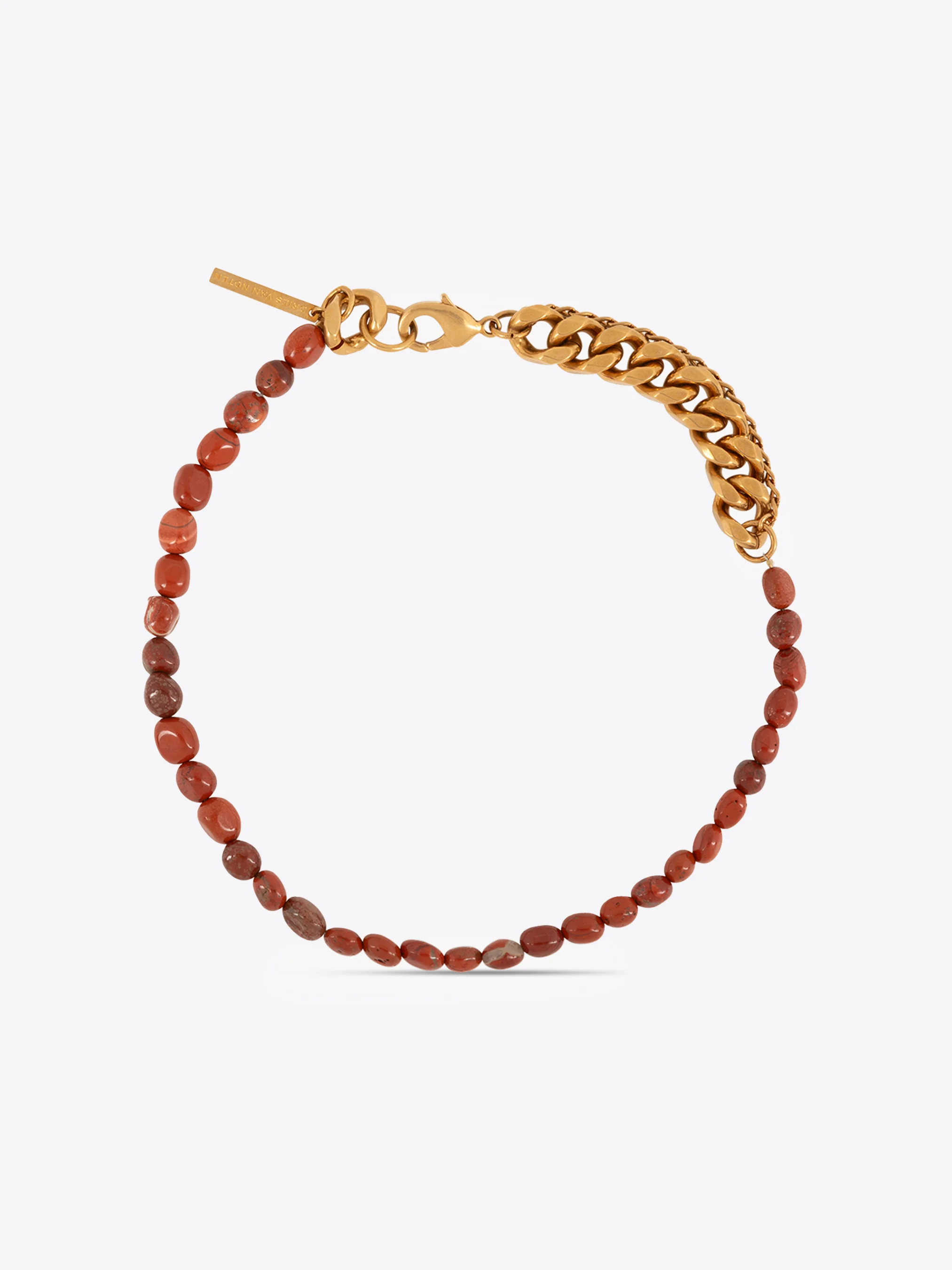 Stone chain necklace