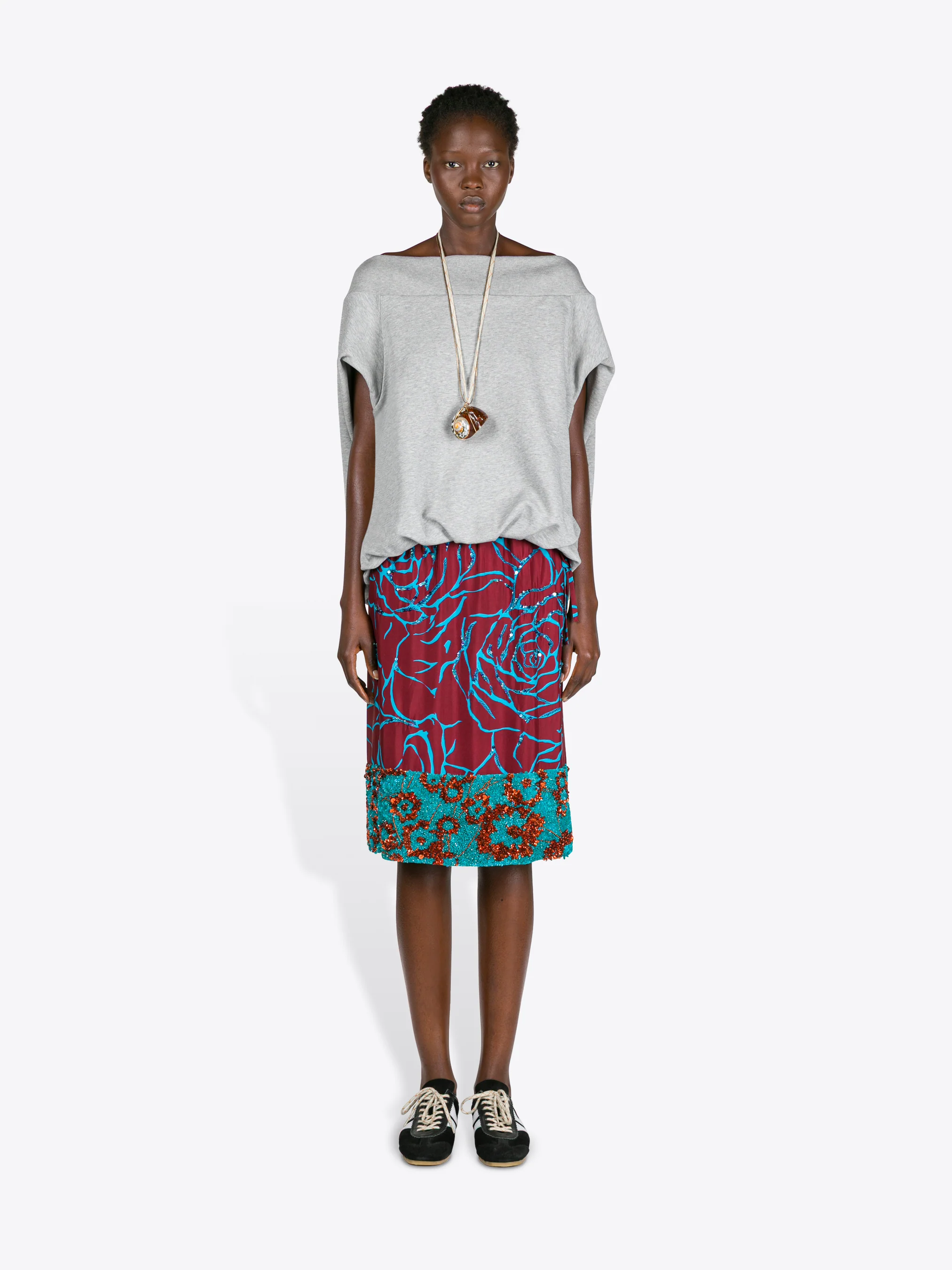 Embroidered skirt