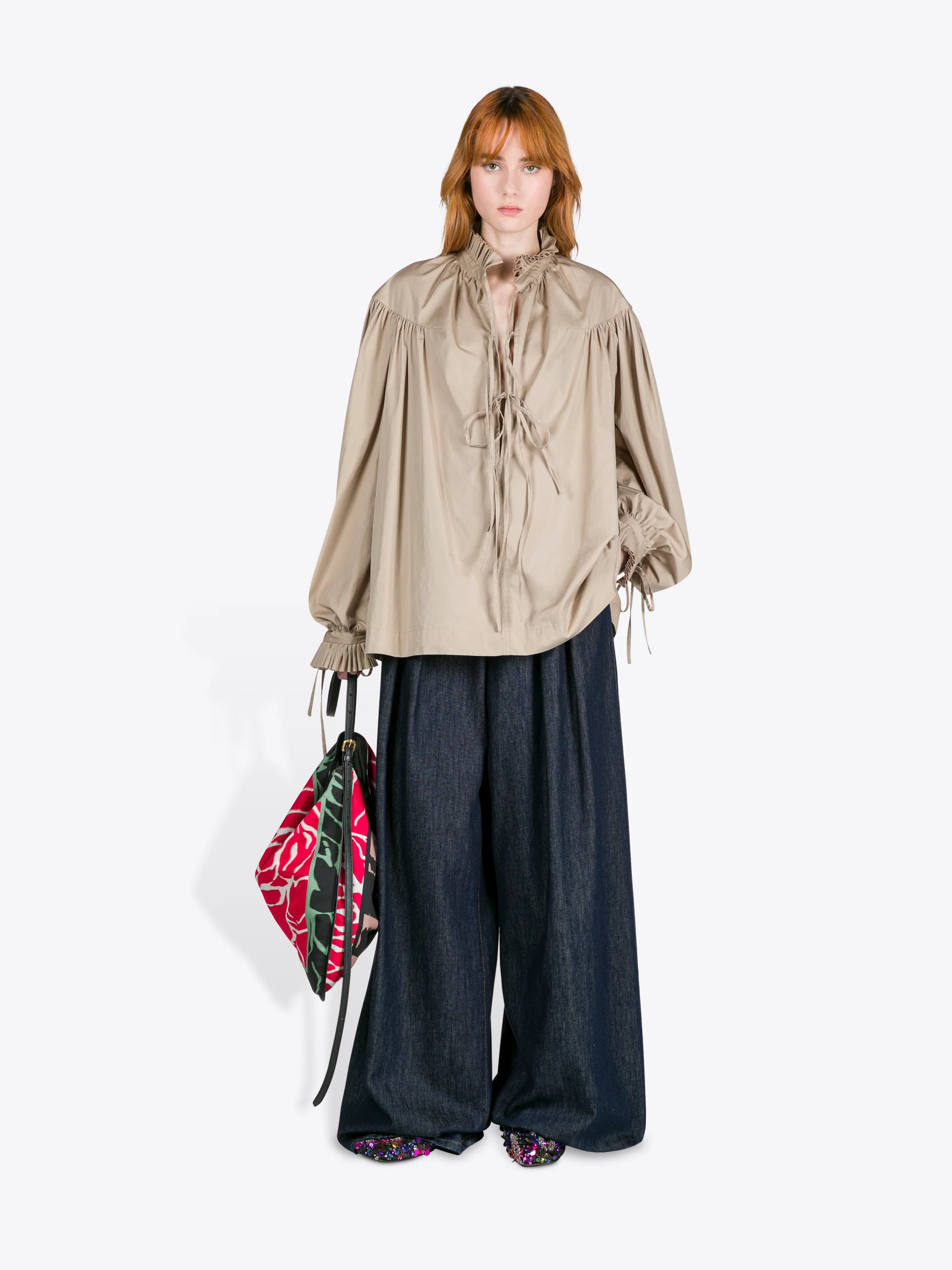 Large scarf bag