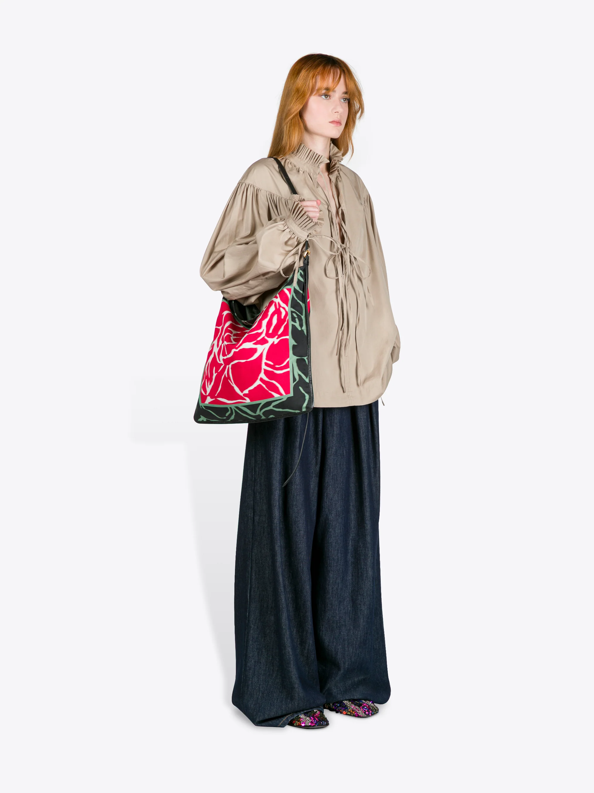 Large scarf bag