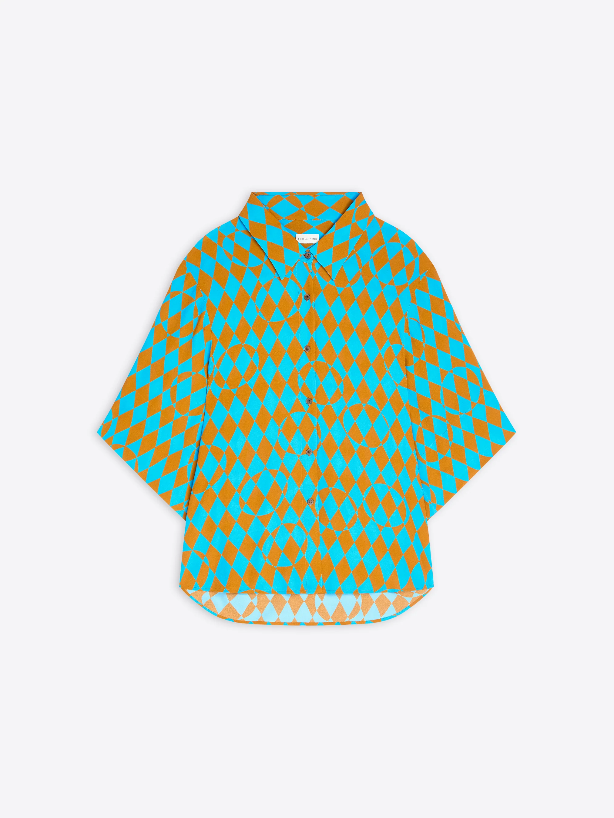 Short sleeve viscose shirt