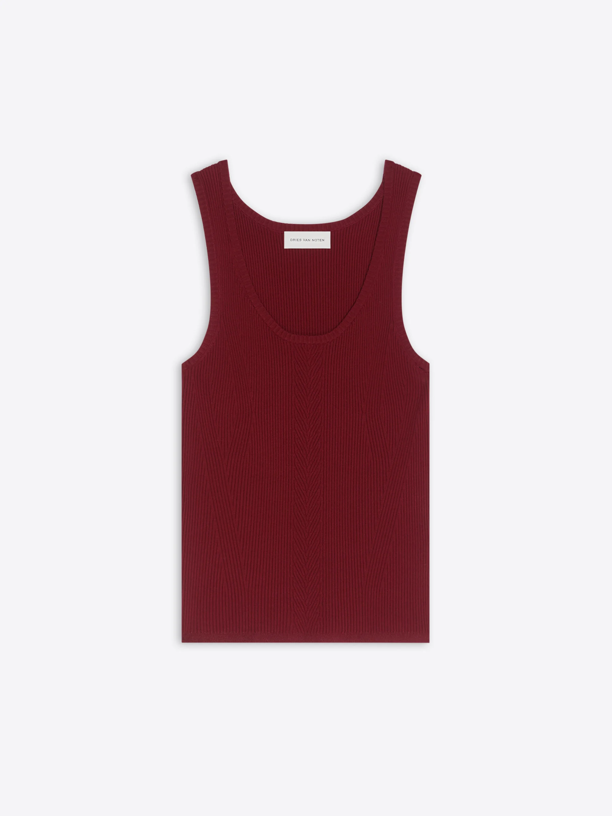 Rib knit tank top