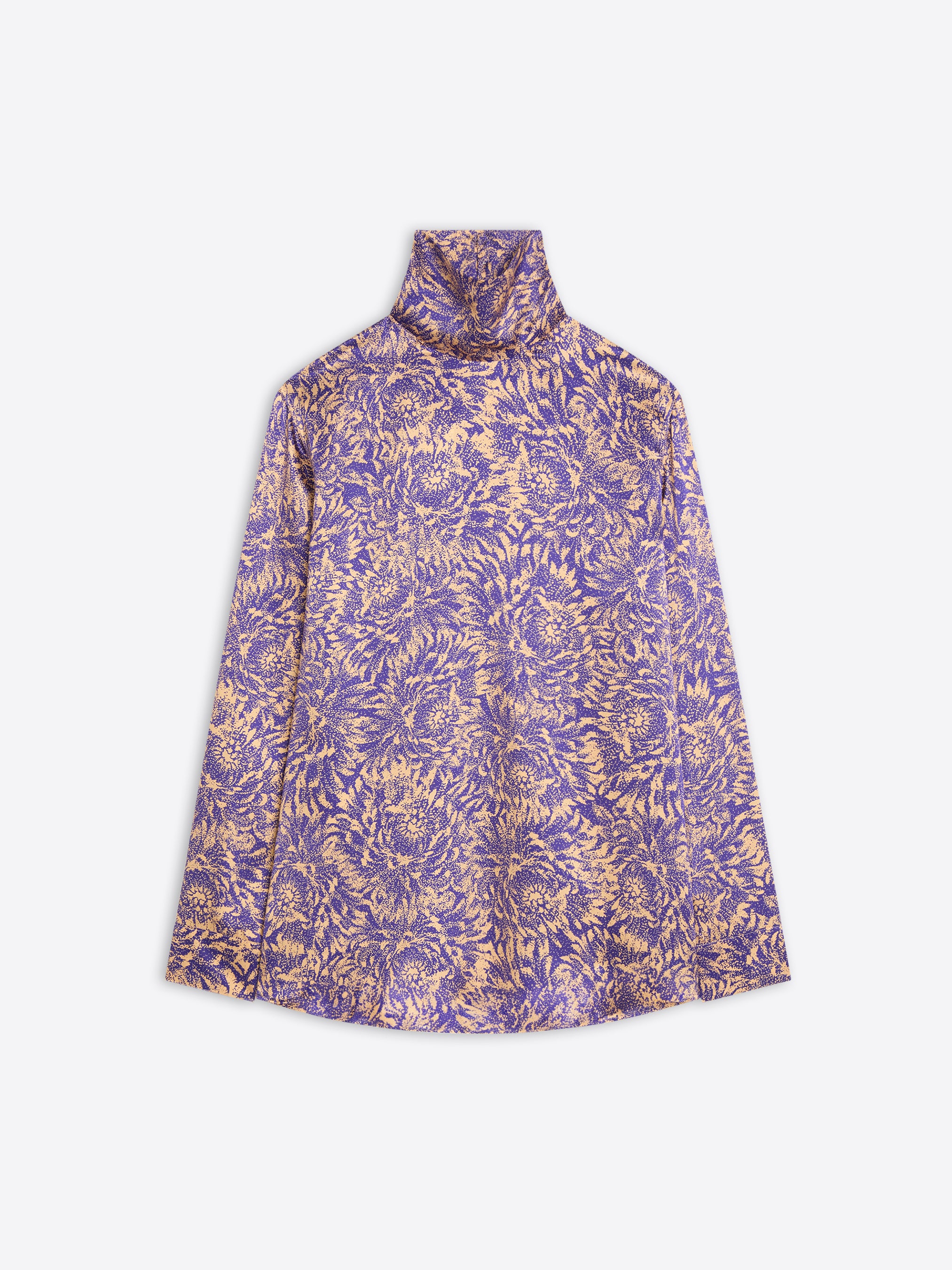 Printed silk shirt