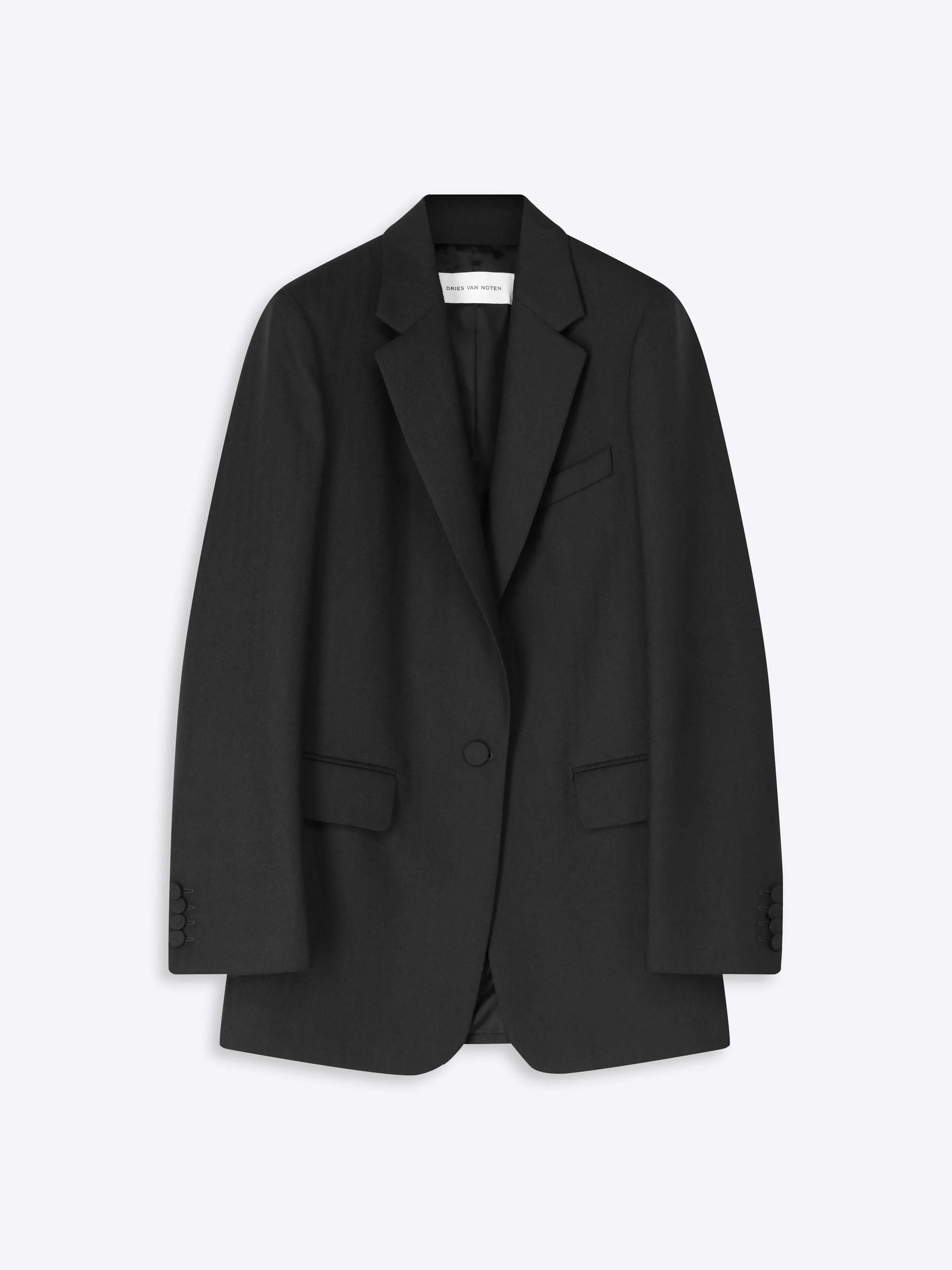 Loose fit wool blazer