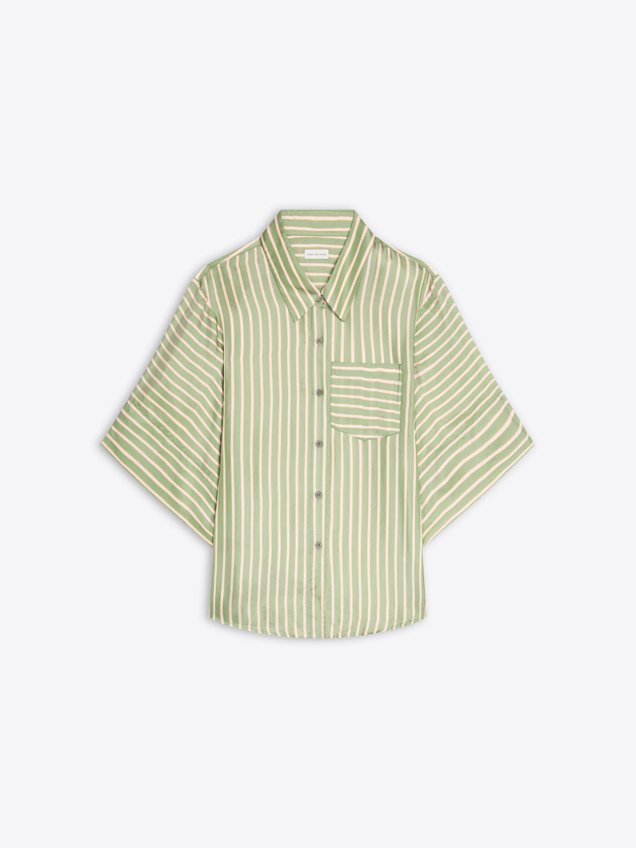 Short sleeve cupro shirt