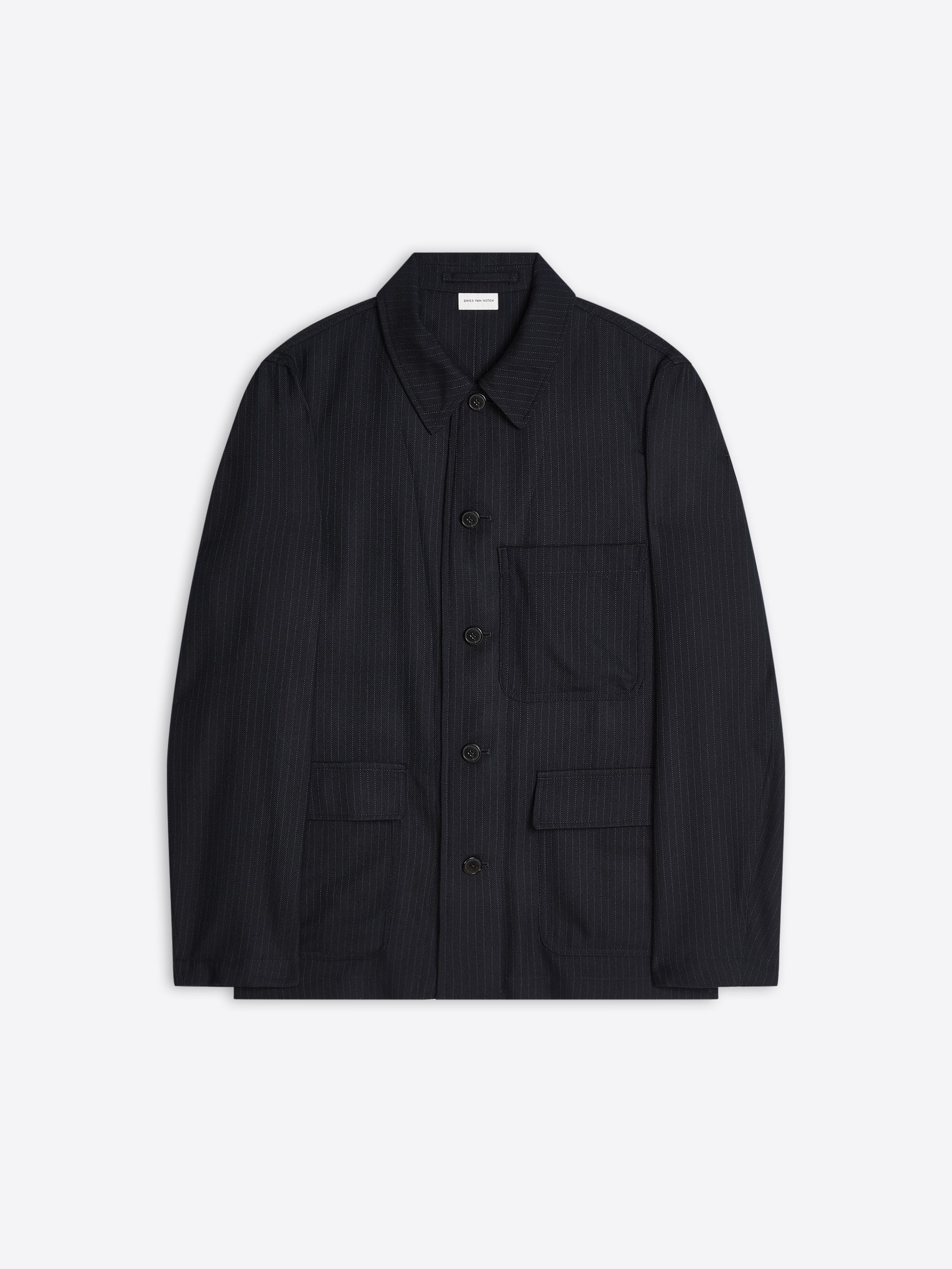 Wool workwear blazer