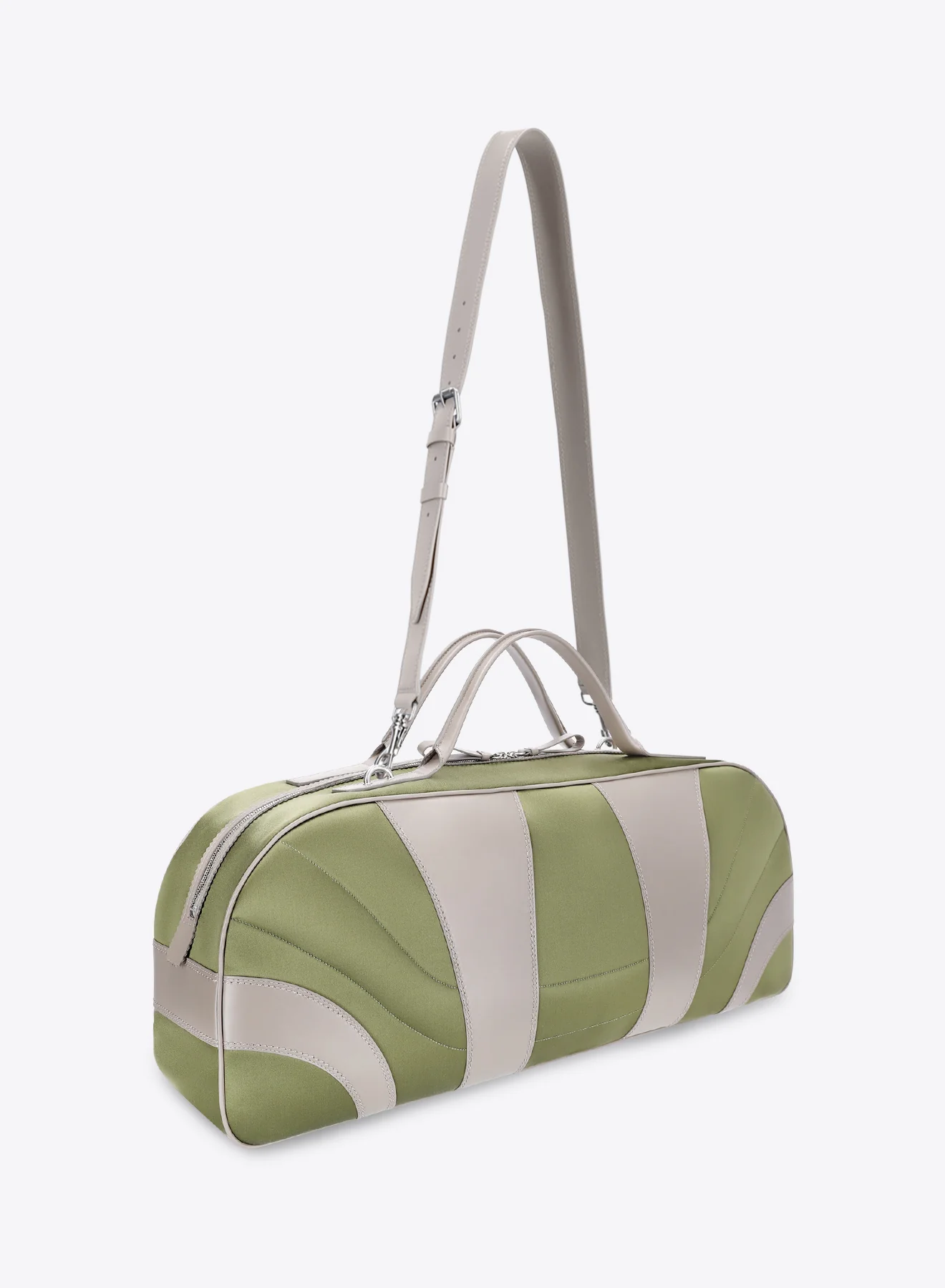 Satin weekend bag