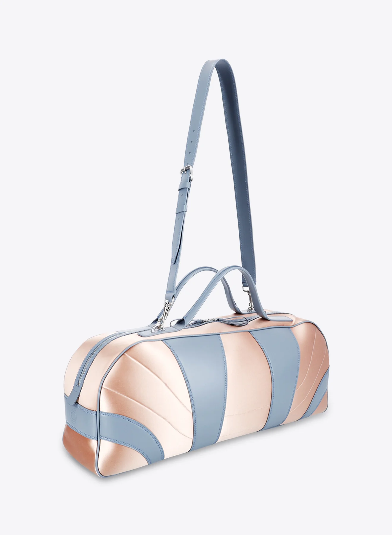 Satin weekend bag