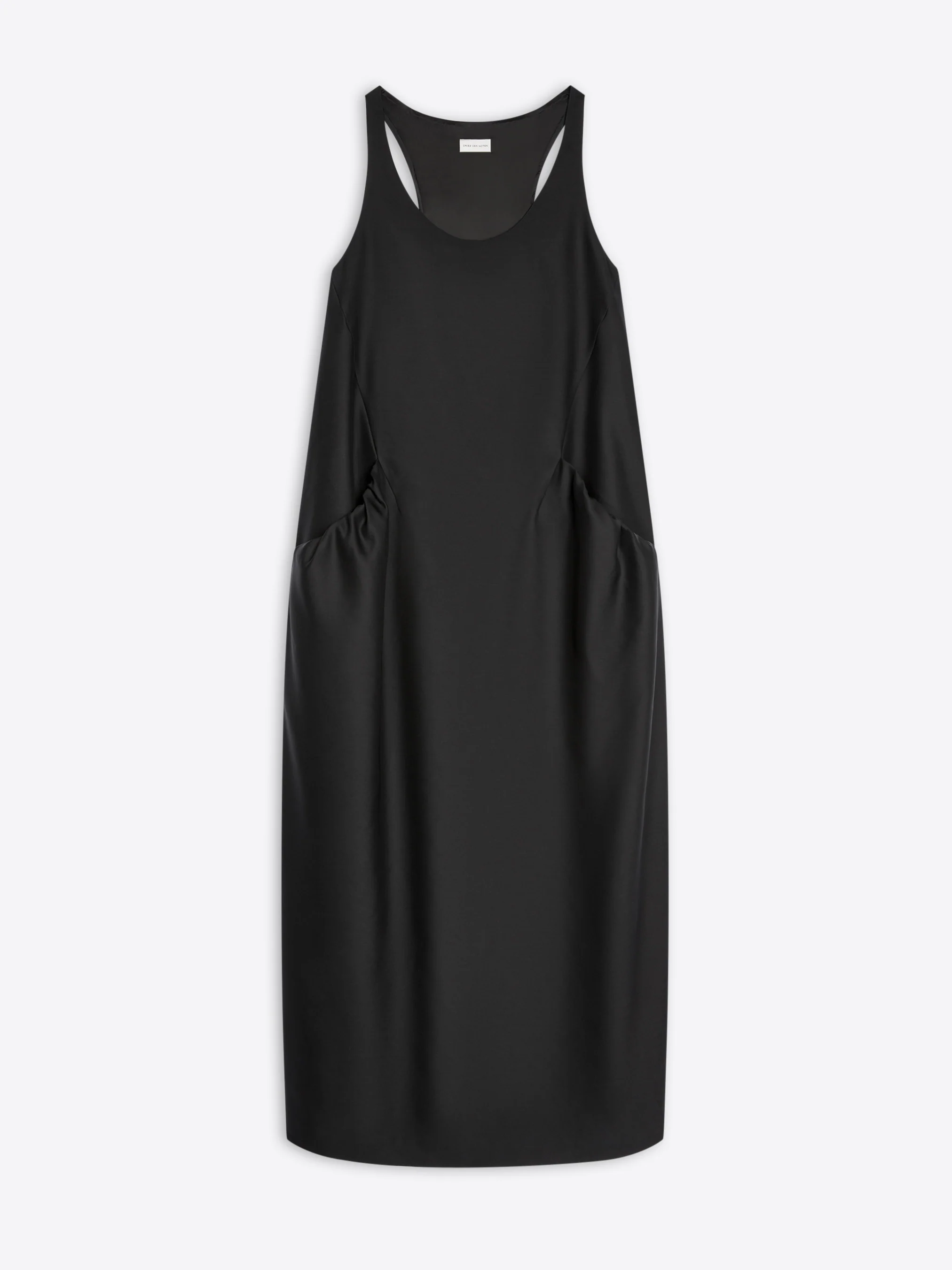 Wool silk evening dress