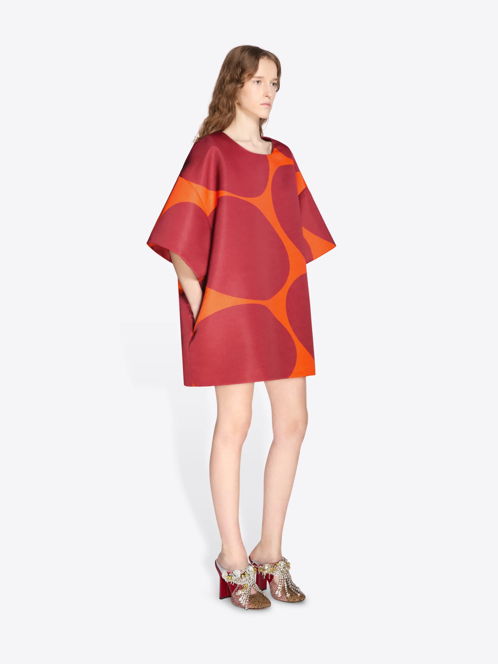 Oversized mini dress