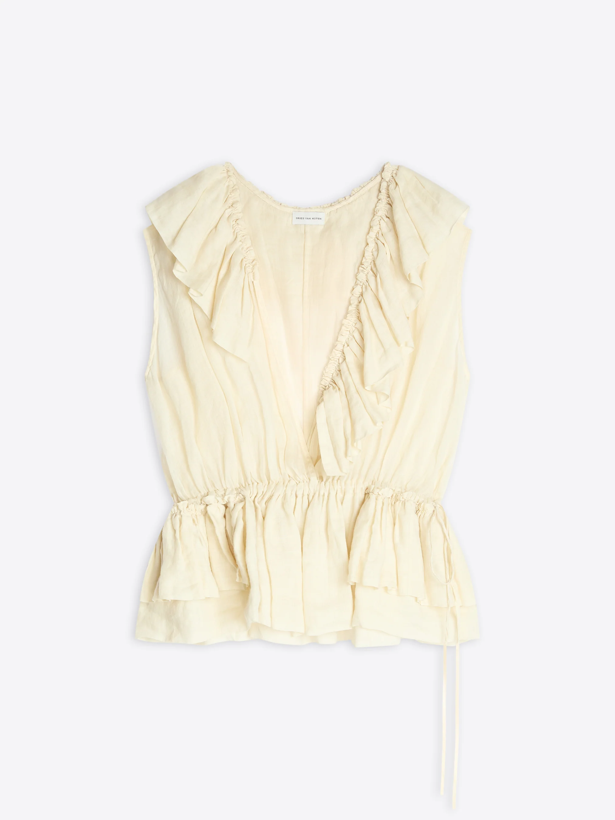 Muslin ruffled top