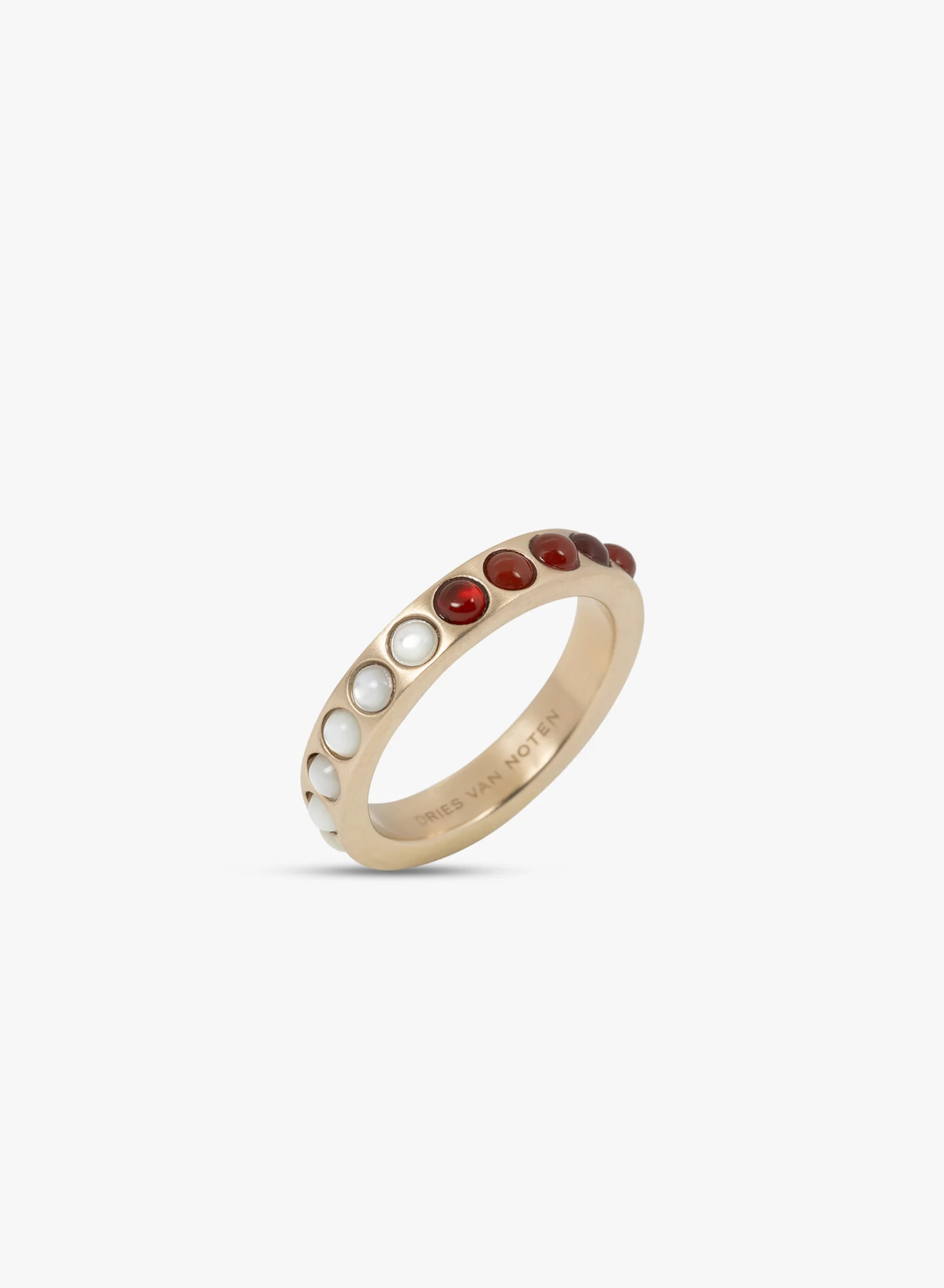 Stone band ring