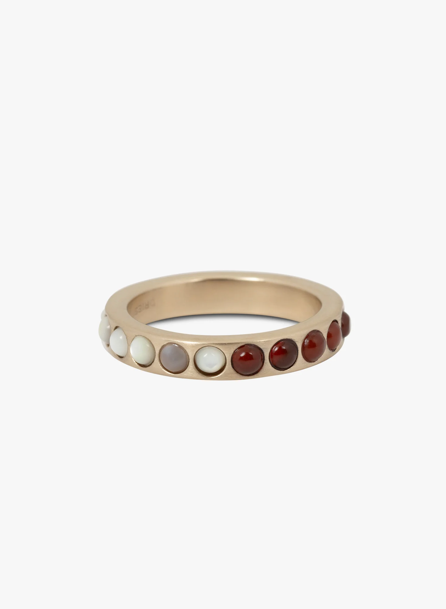 Stone band ring