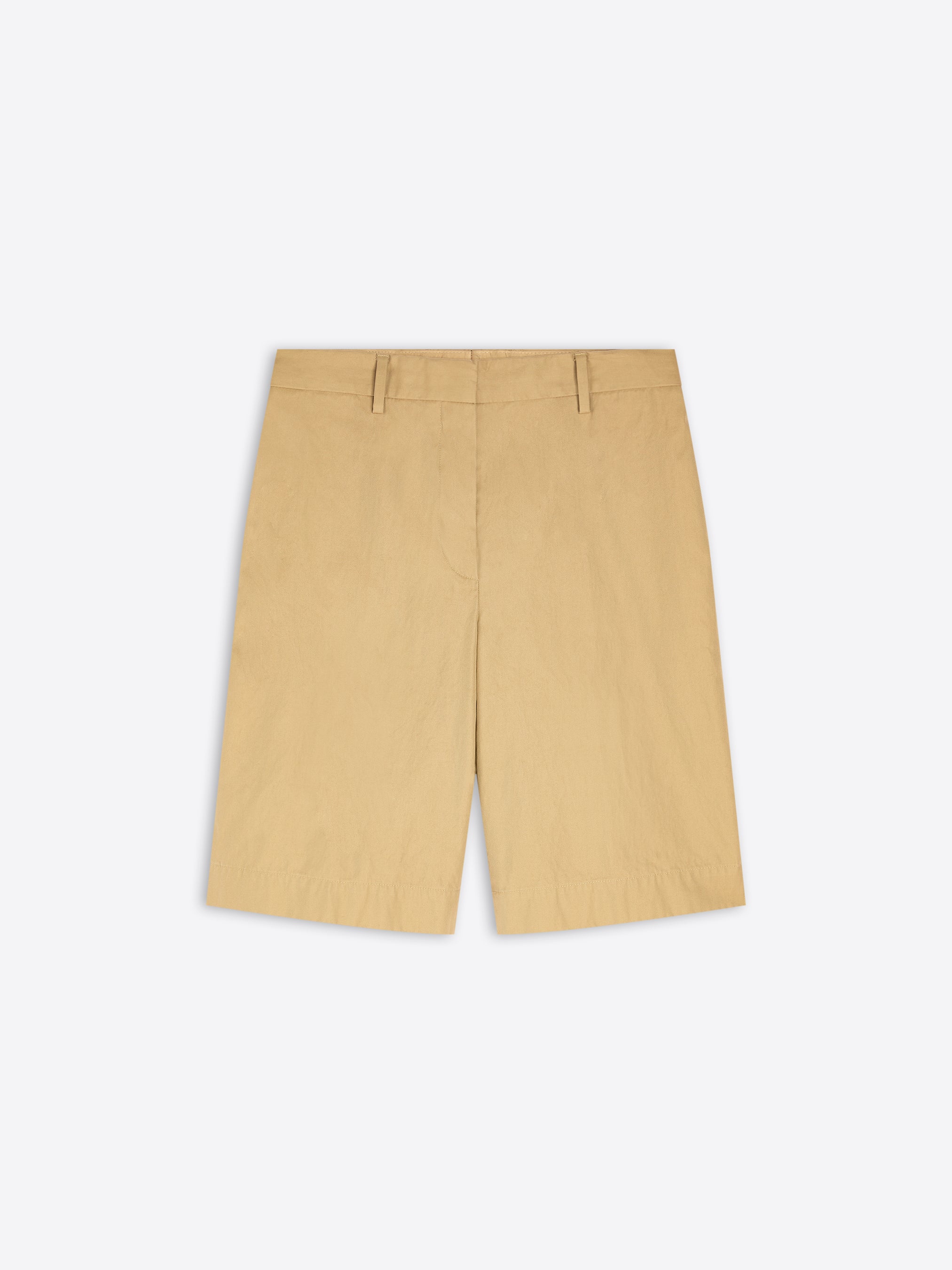 Tailored cotton shorts