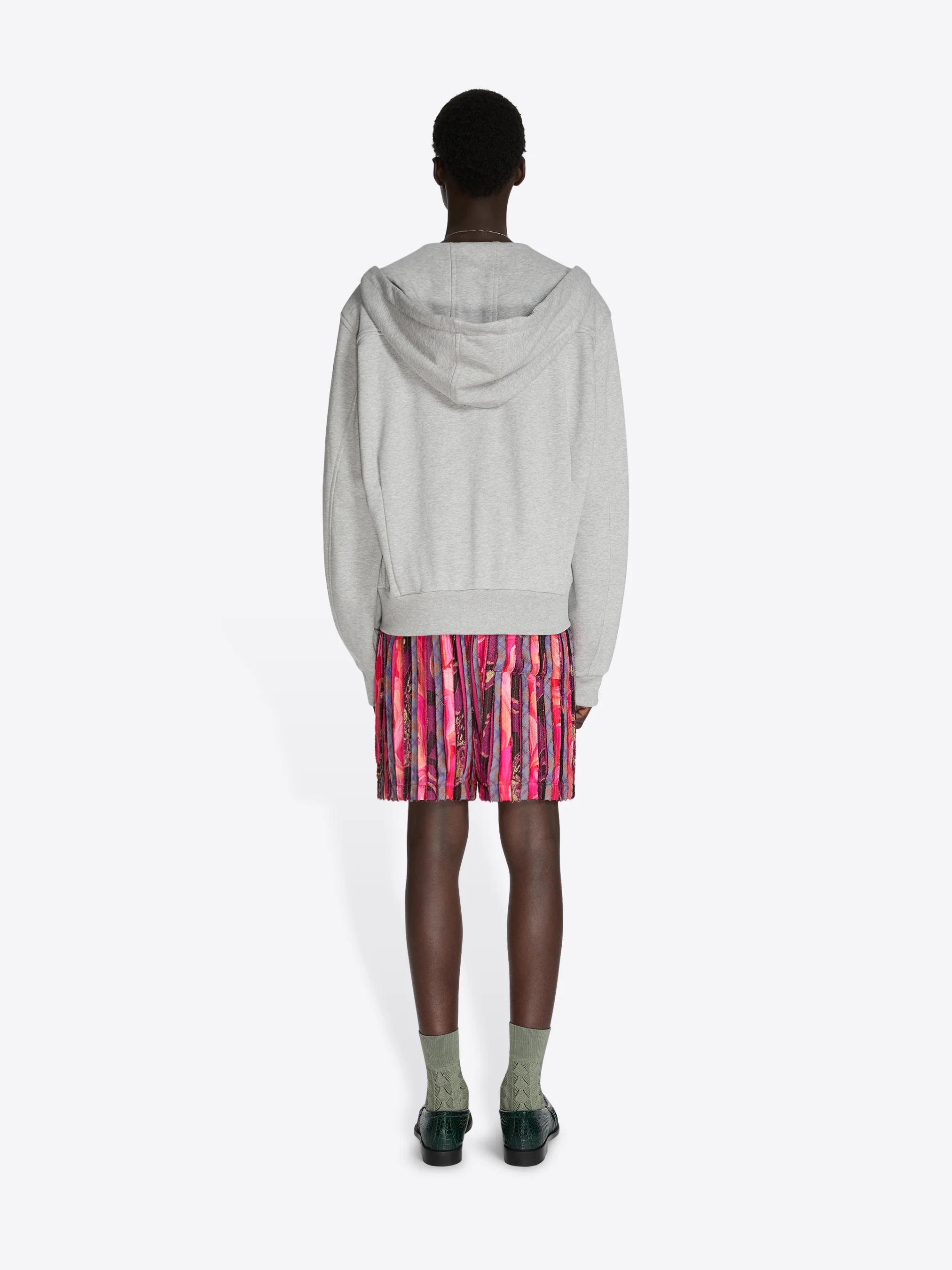 Loose zipped hoodie