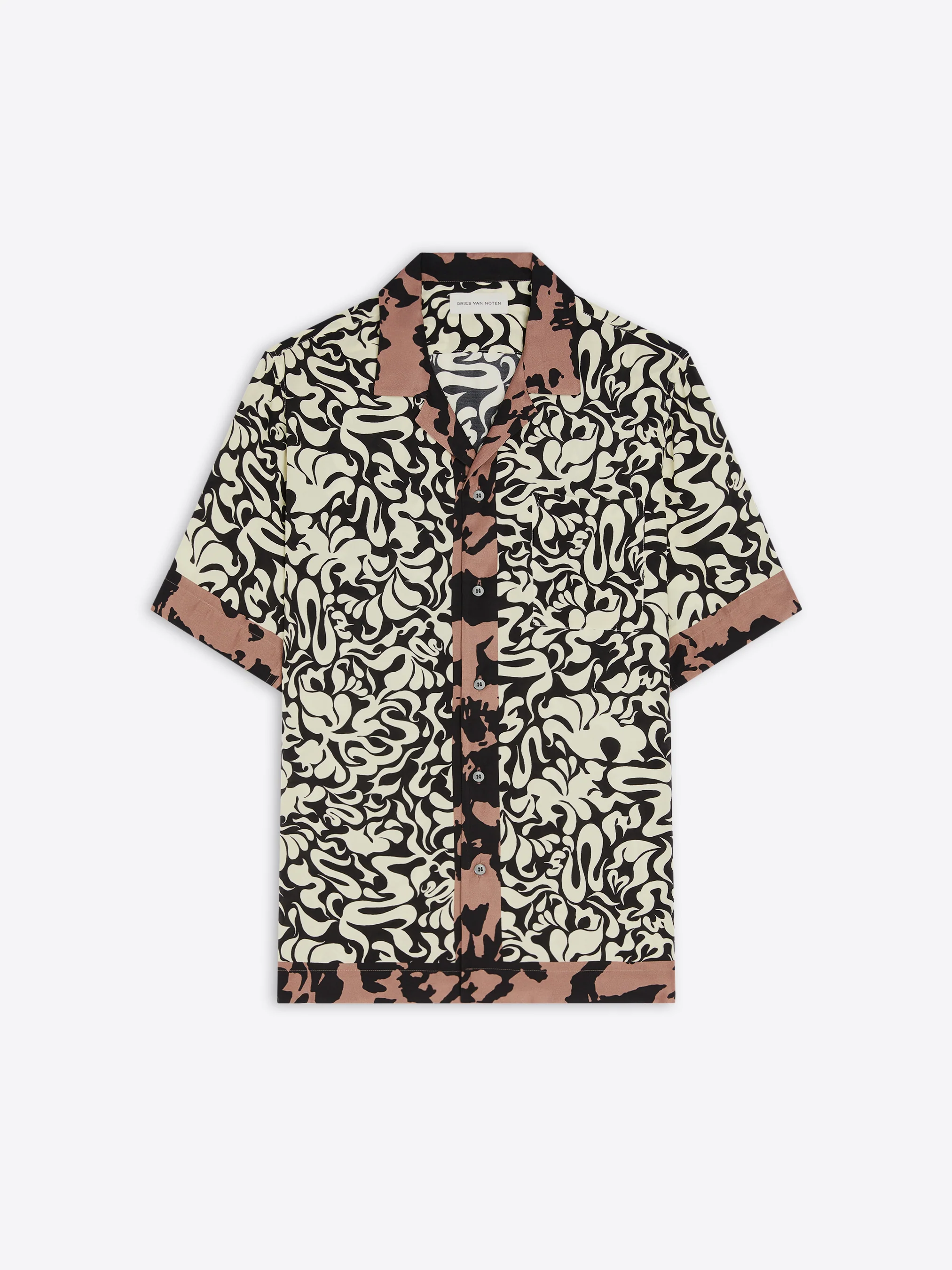 Boxy viscose shirt