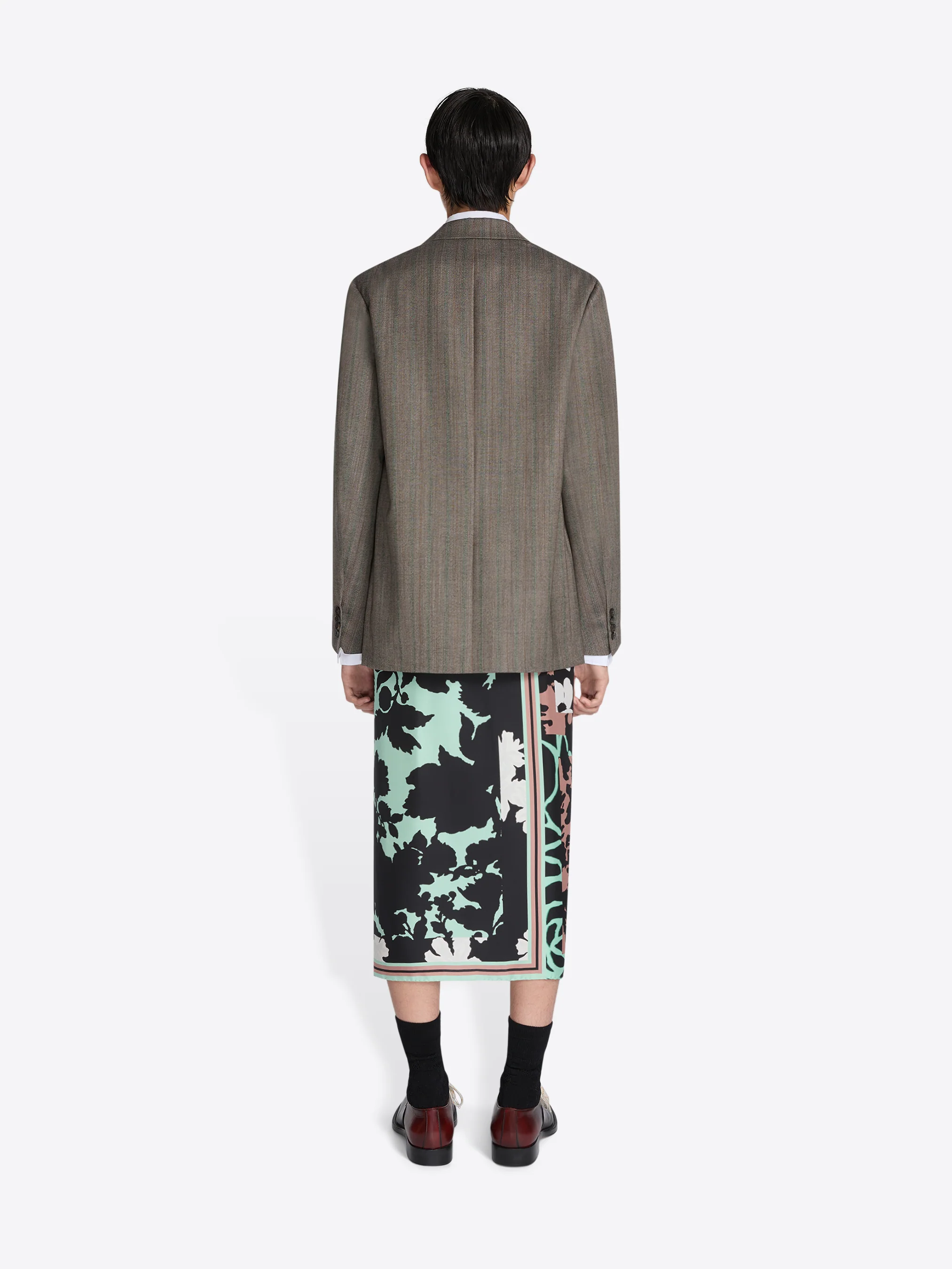 Loose wool blazer