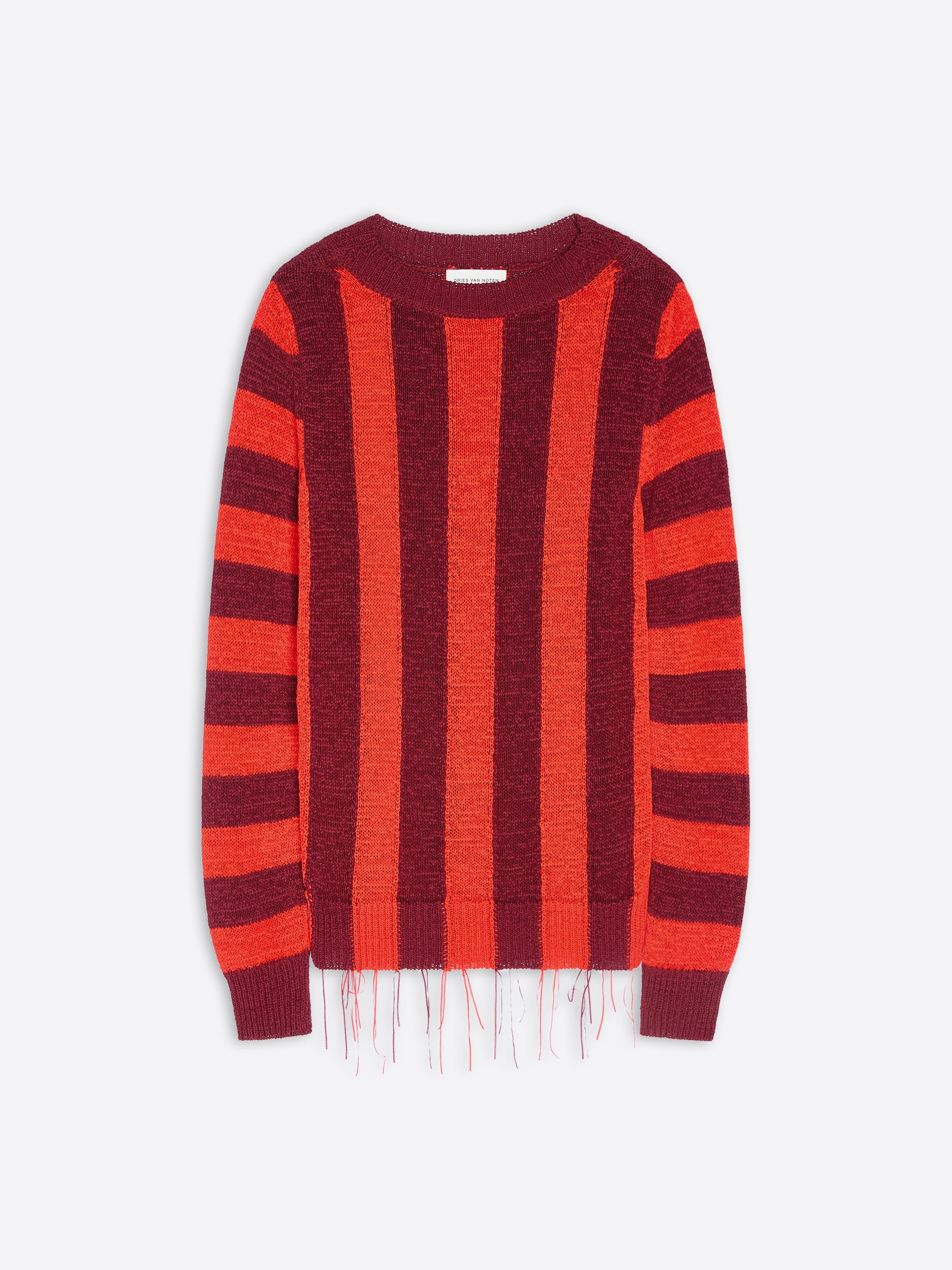 Intarsia knit sweater
