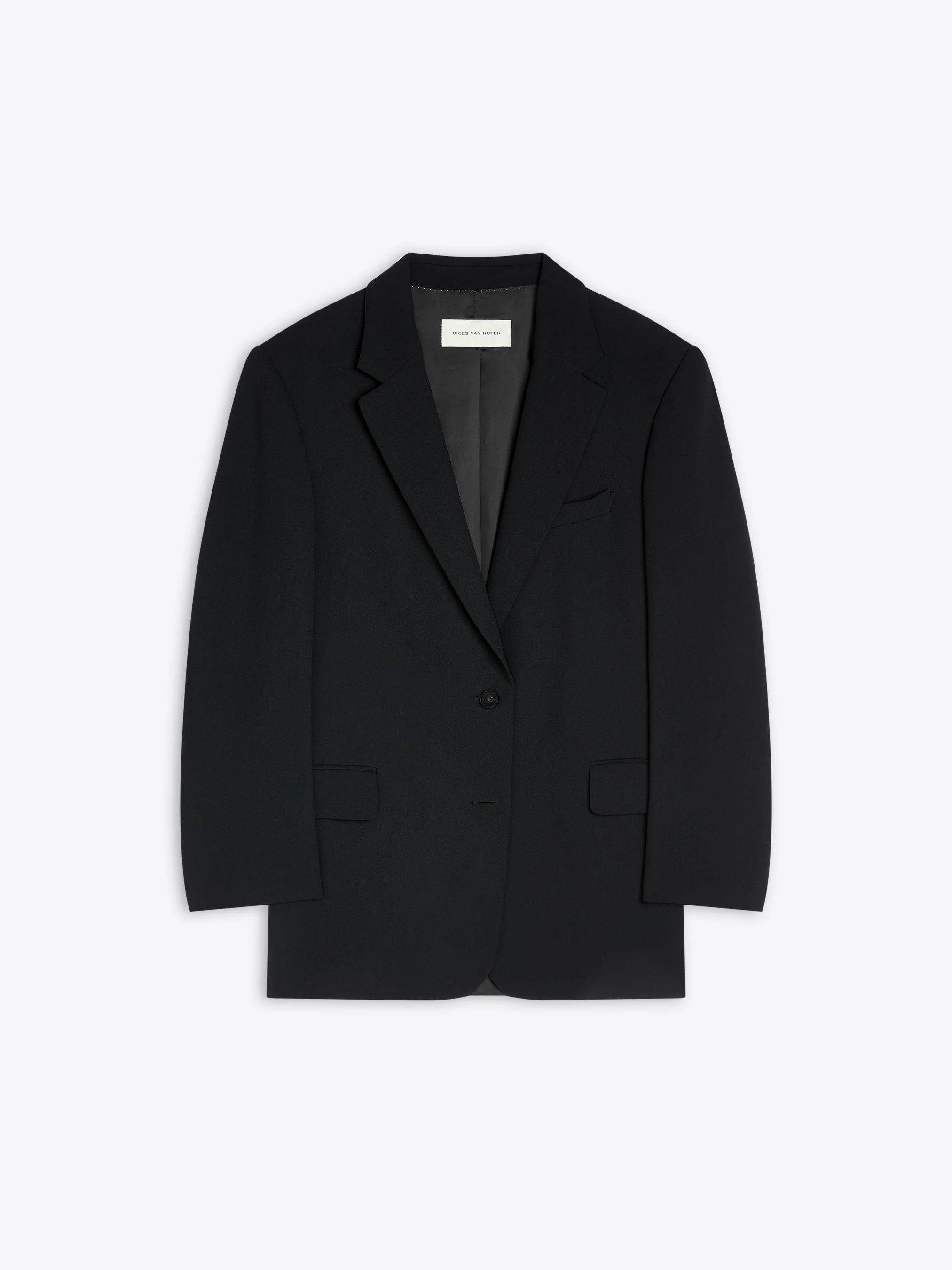 Oversized crepe blazer