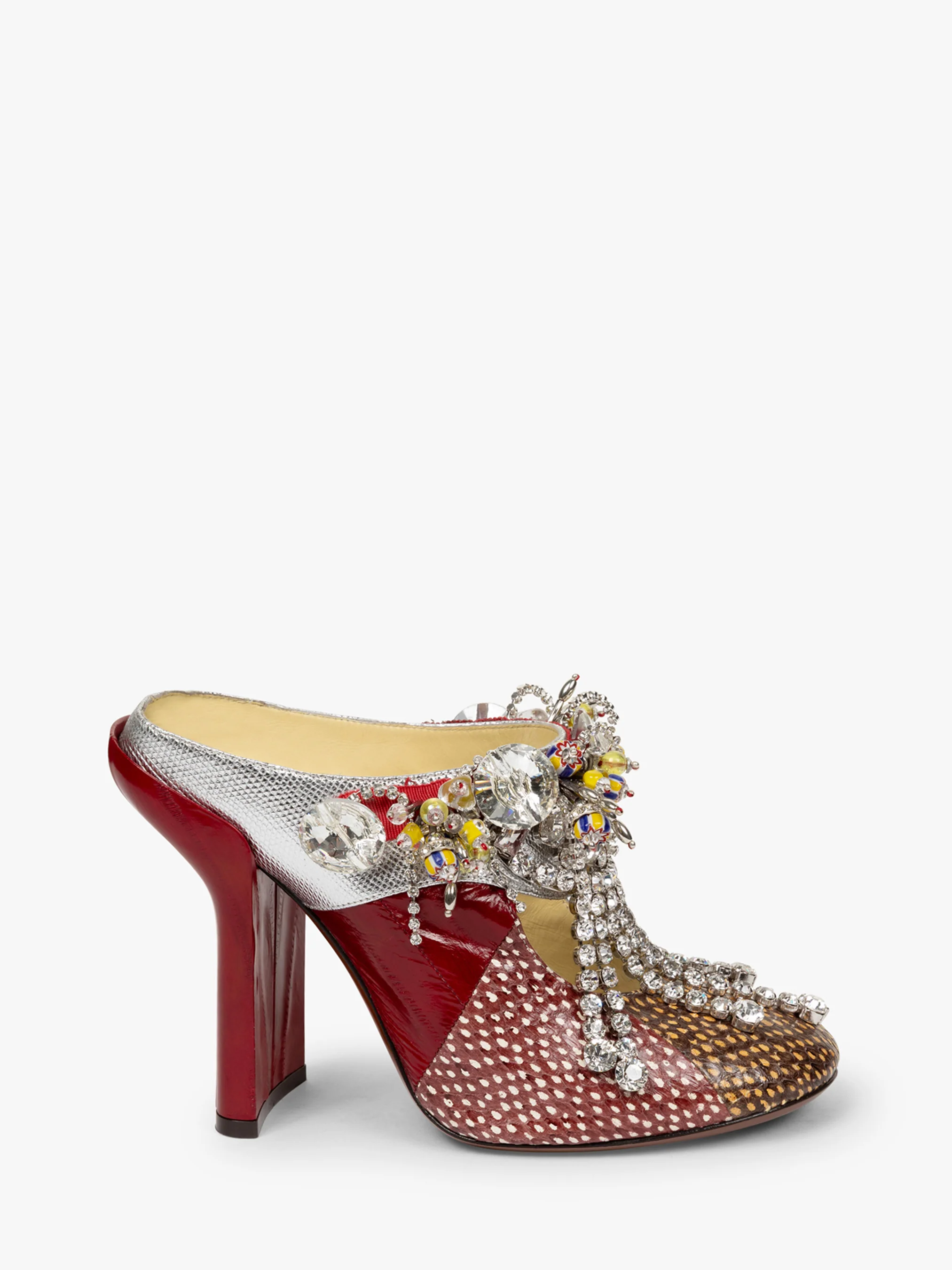 Embellished mules
