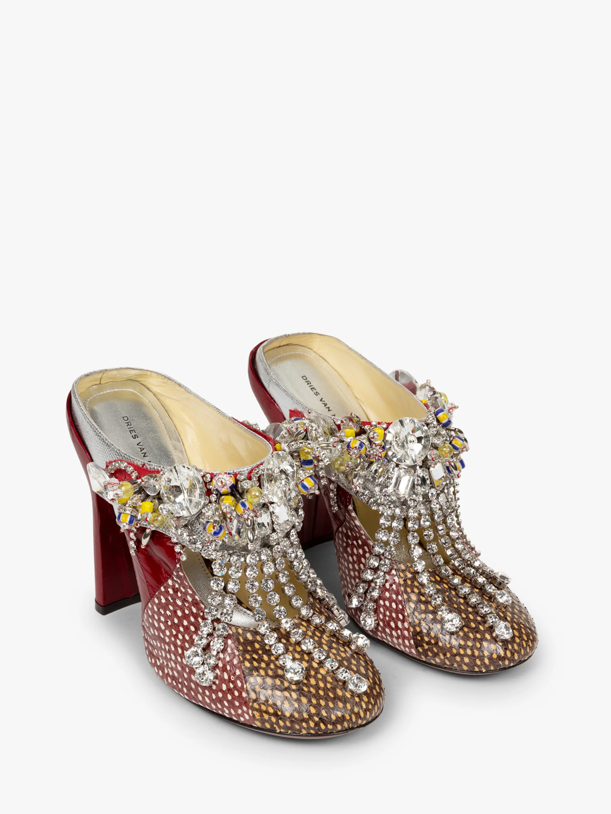 Embellished mules