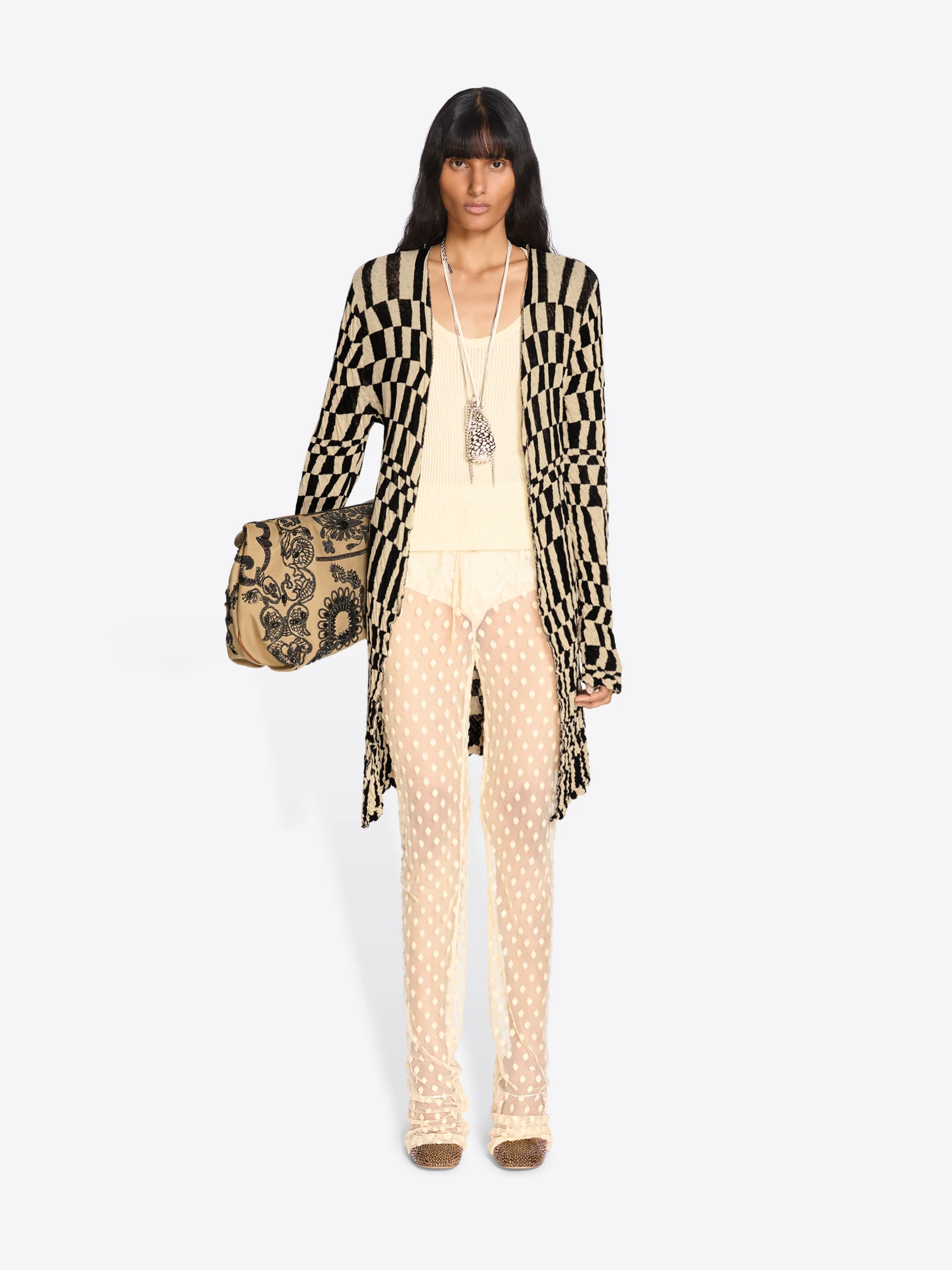 Jacquard cardigan