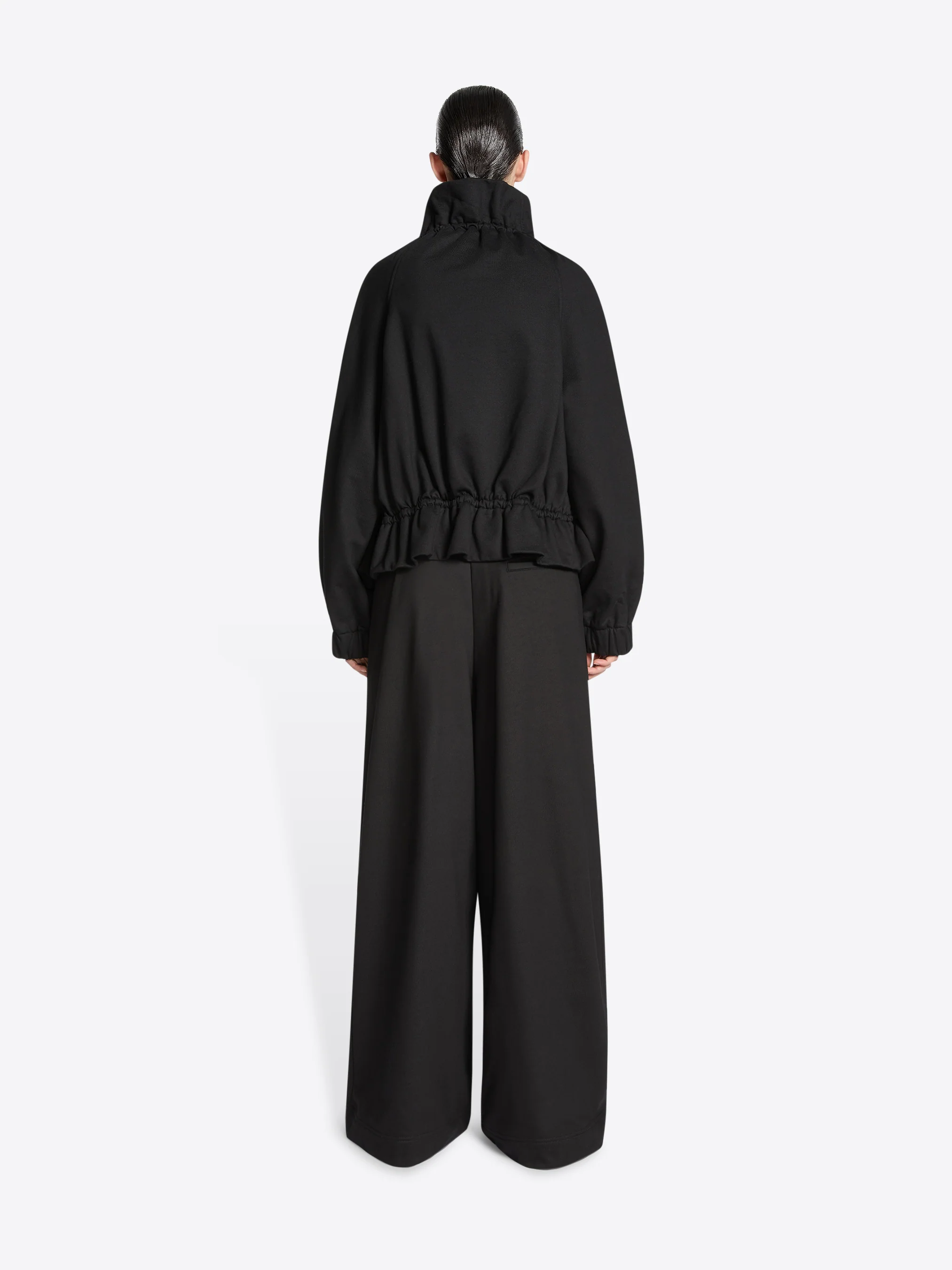 Cocoon jersey blouson