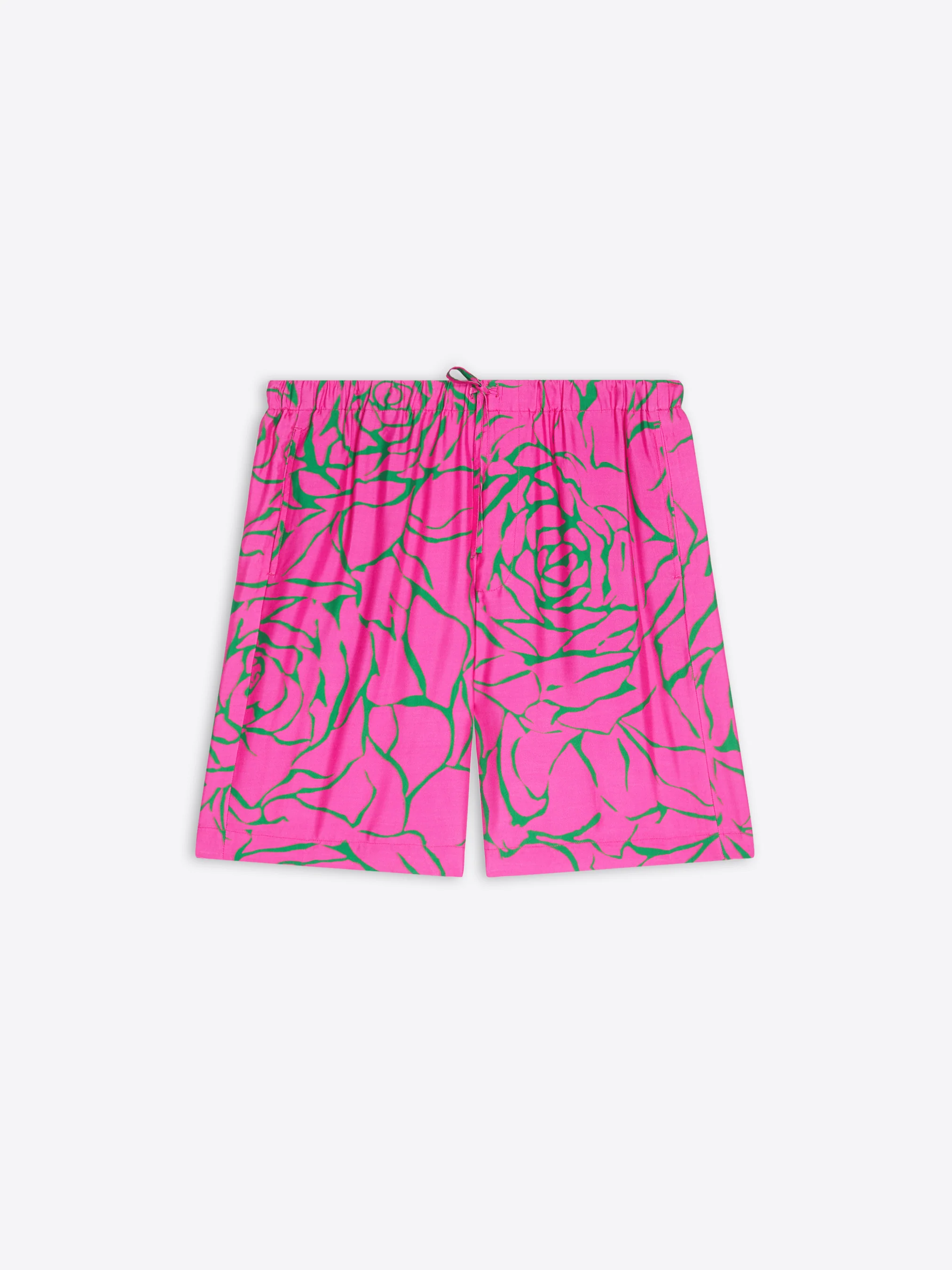 Viscose twill shorts