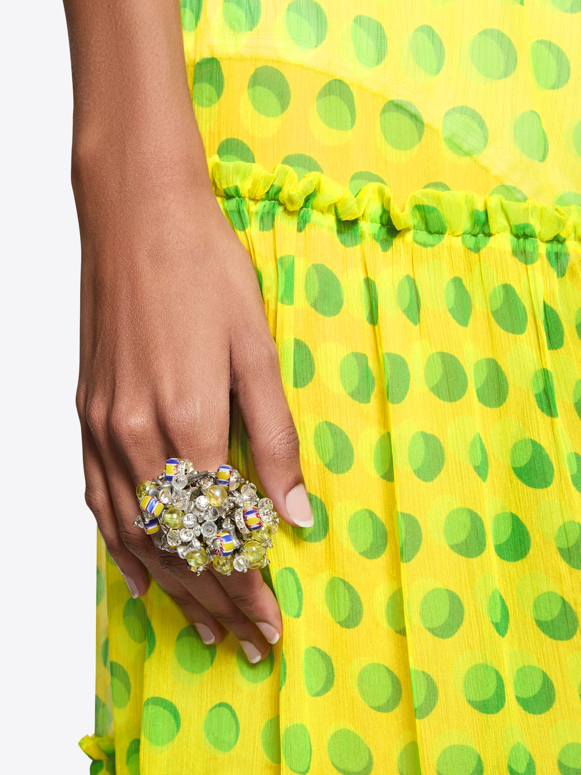 Embroidered ring
