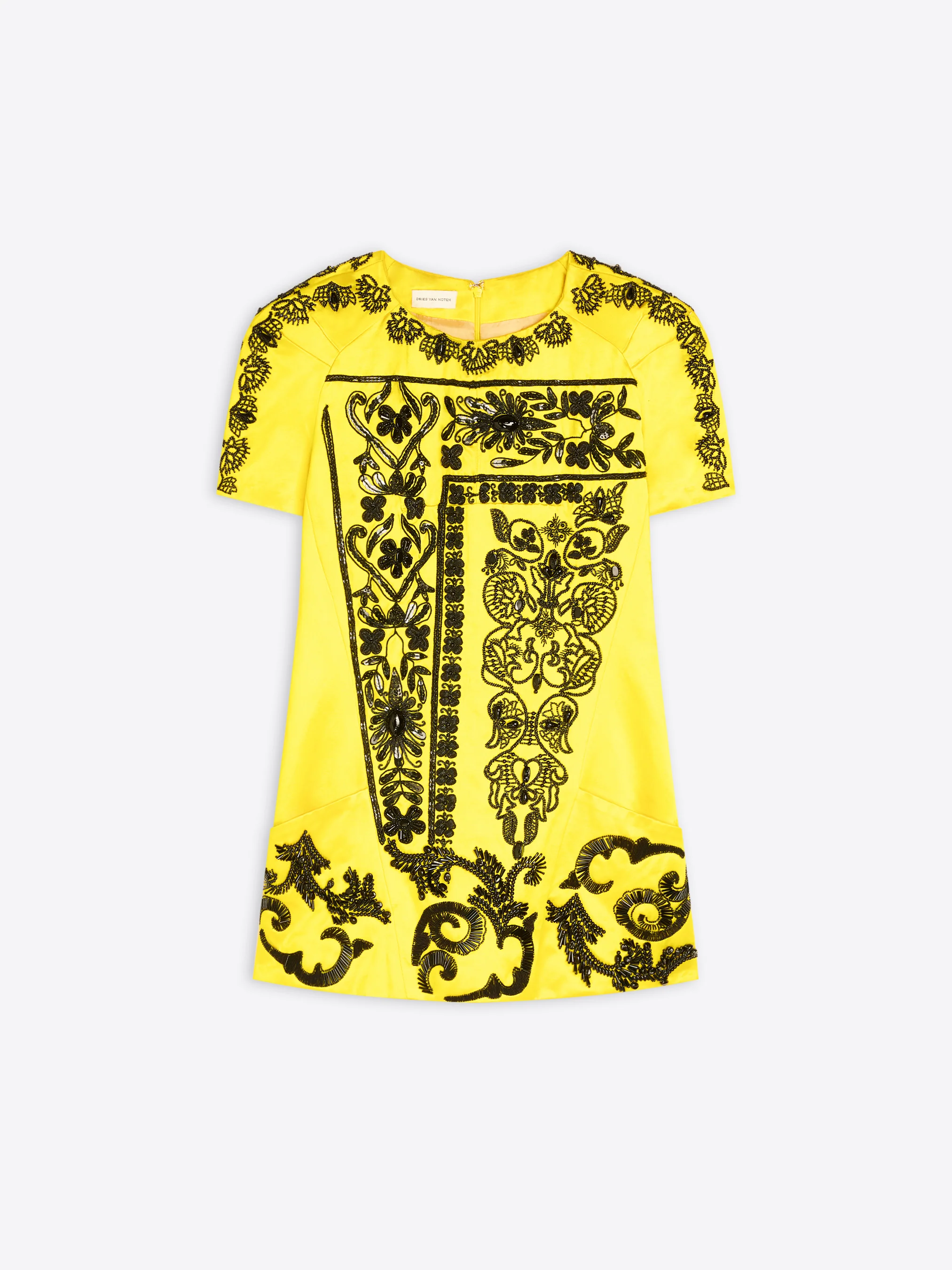 Embroidered tailored top