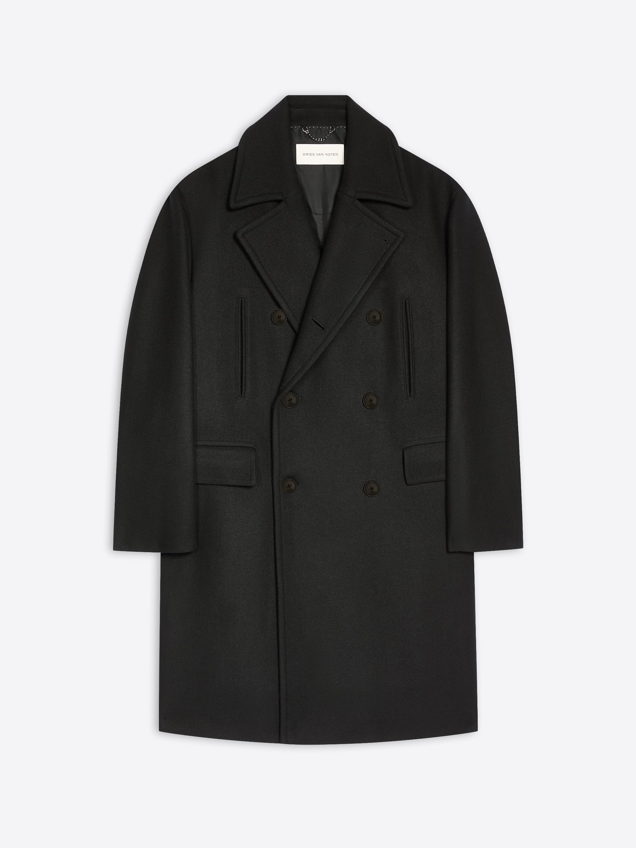 Wool caban coat