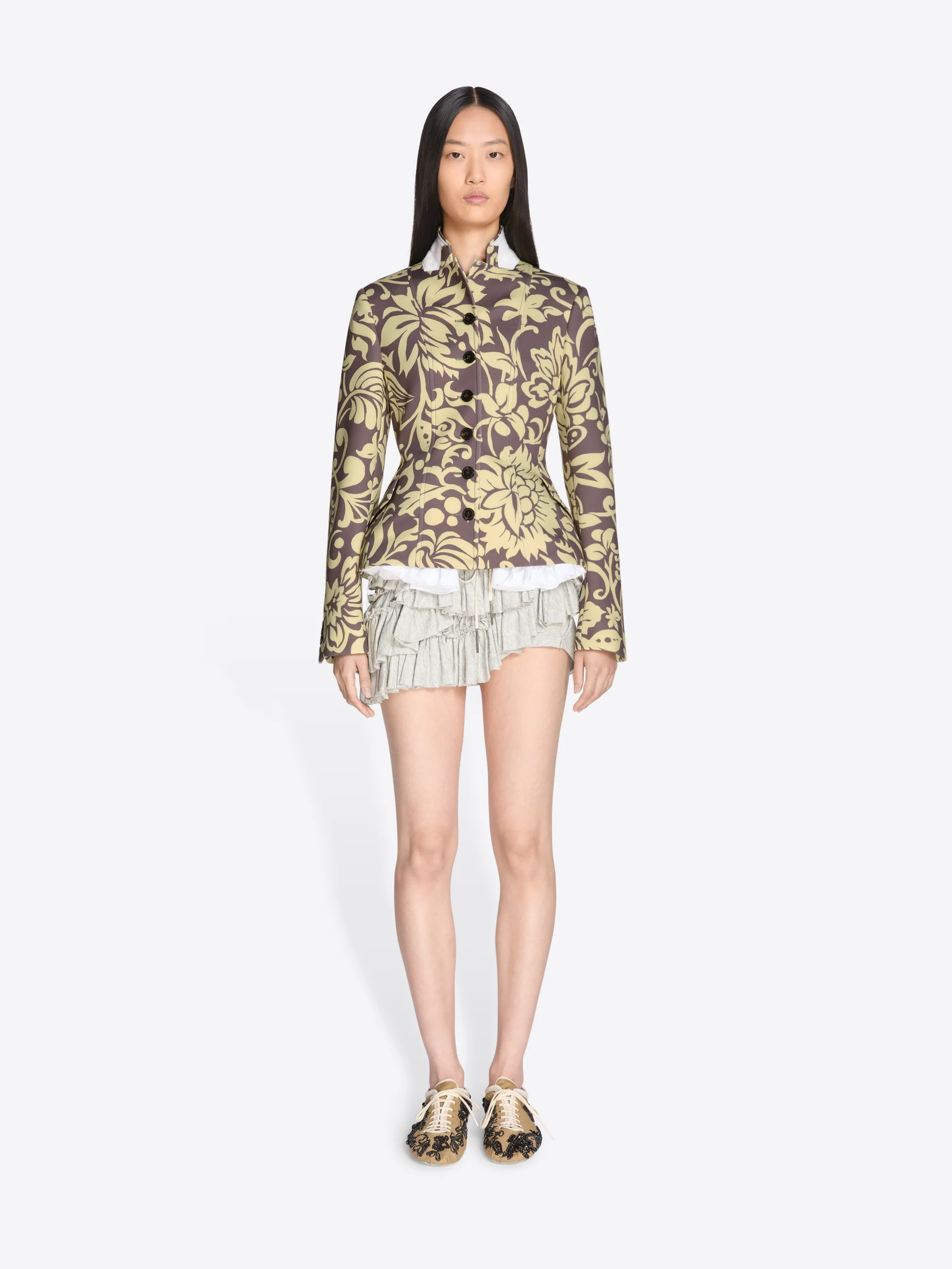 Fitted scuba blazer