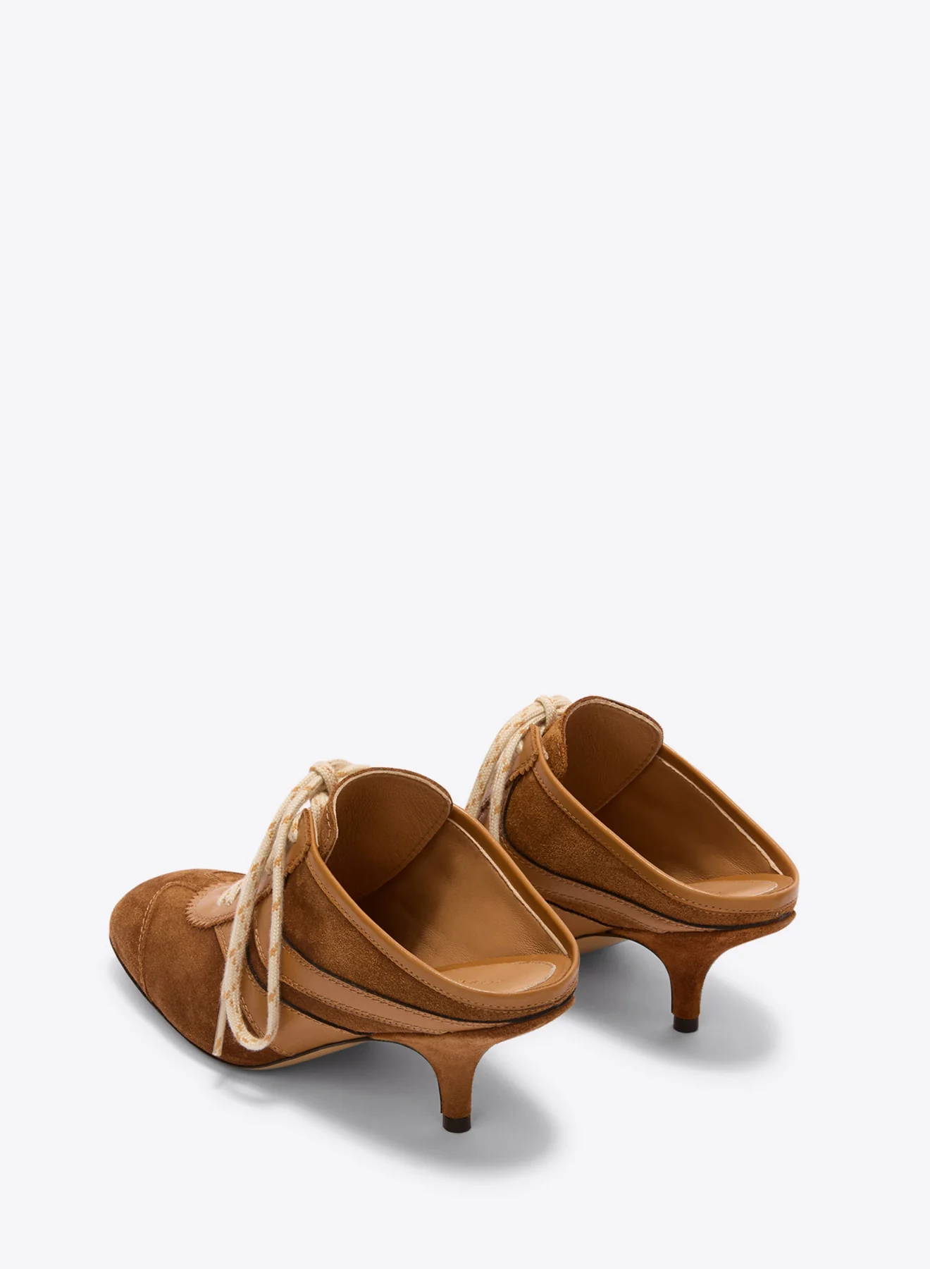 Heeled suede sneakers