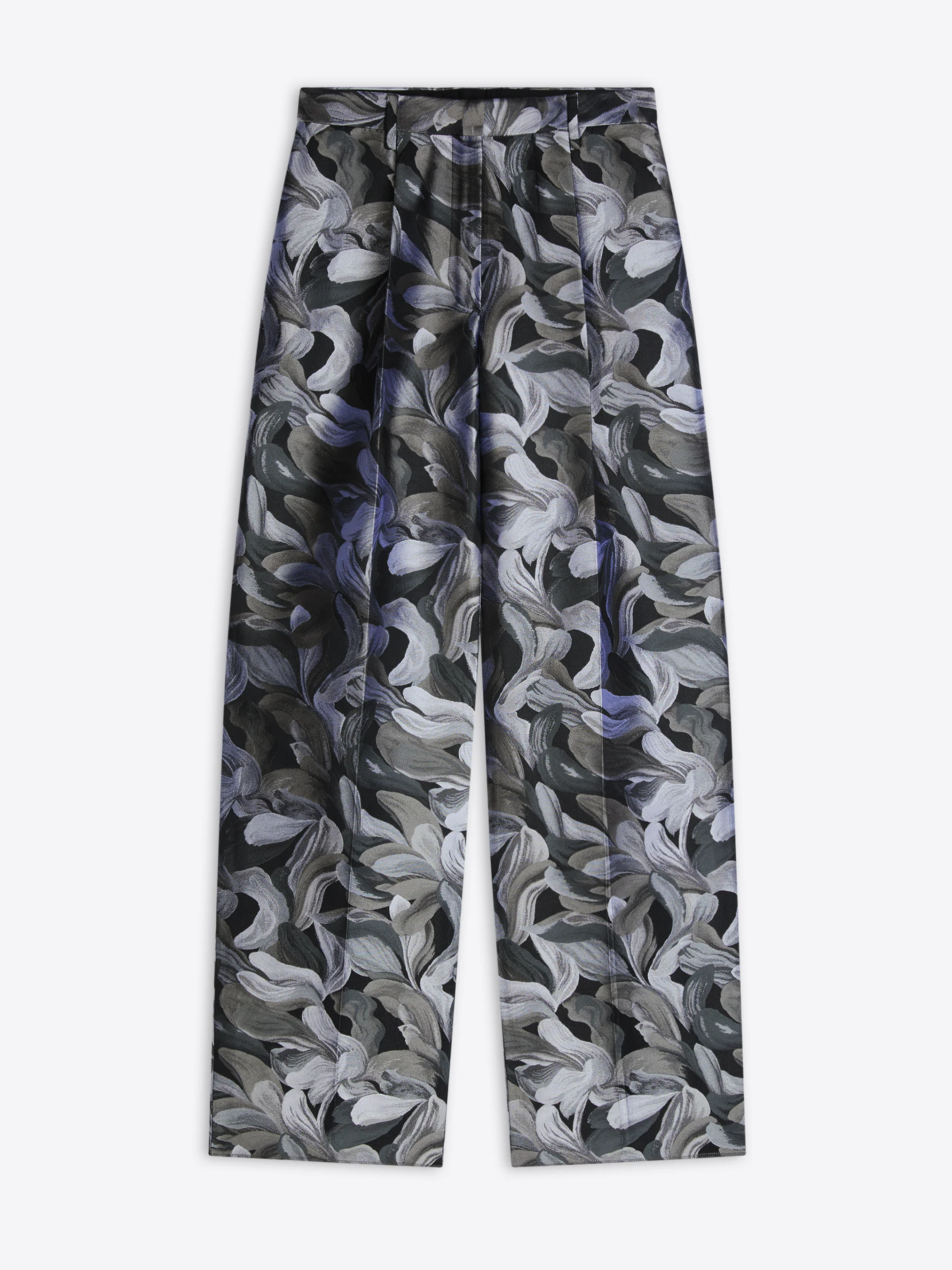 Printed tailored pants