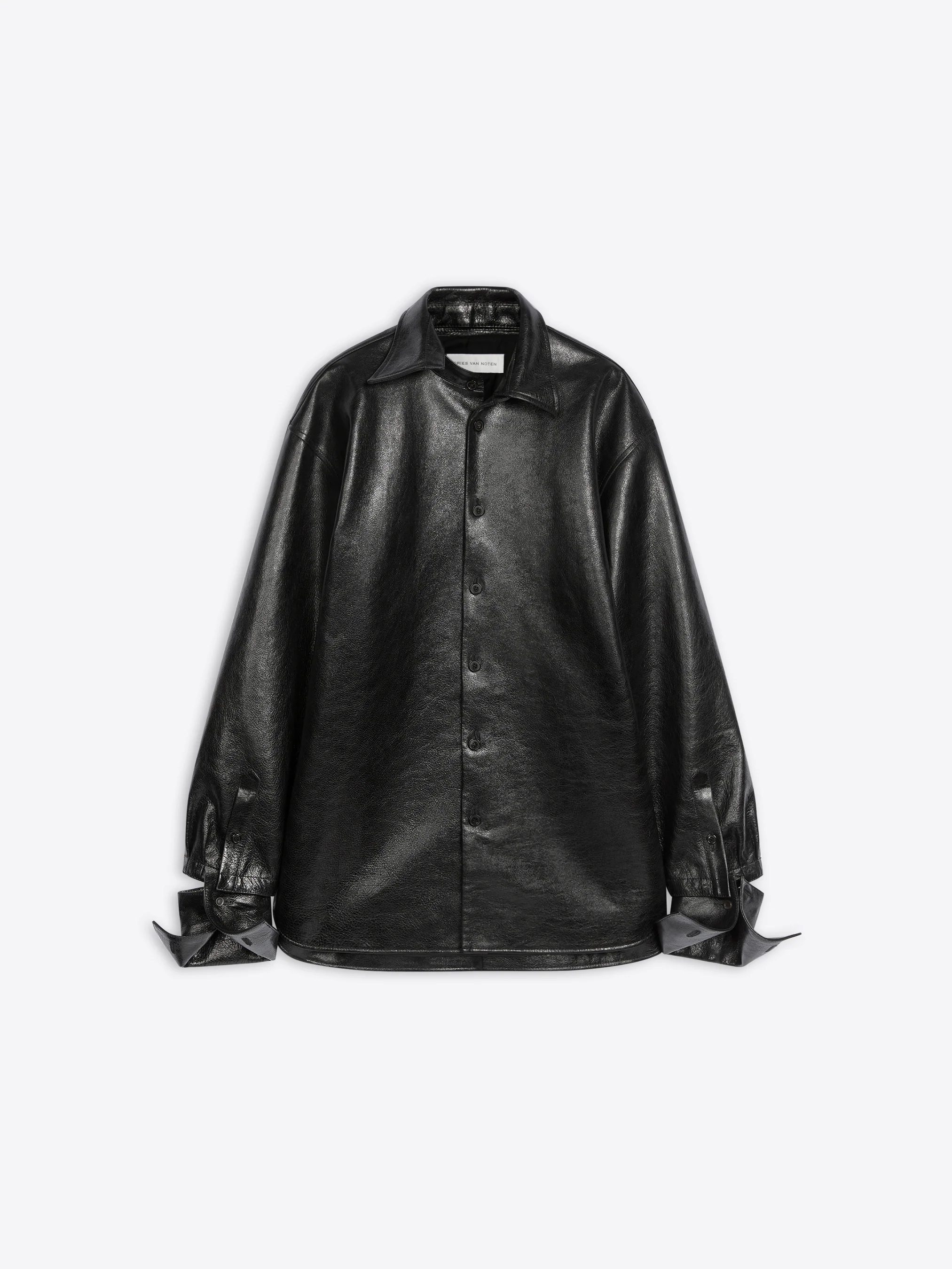 Adjustable leather shirt