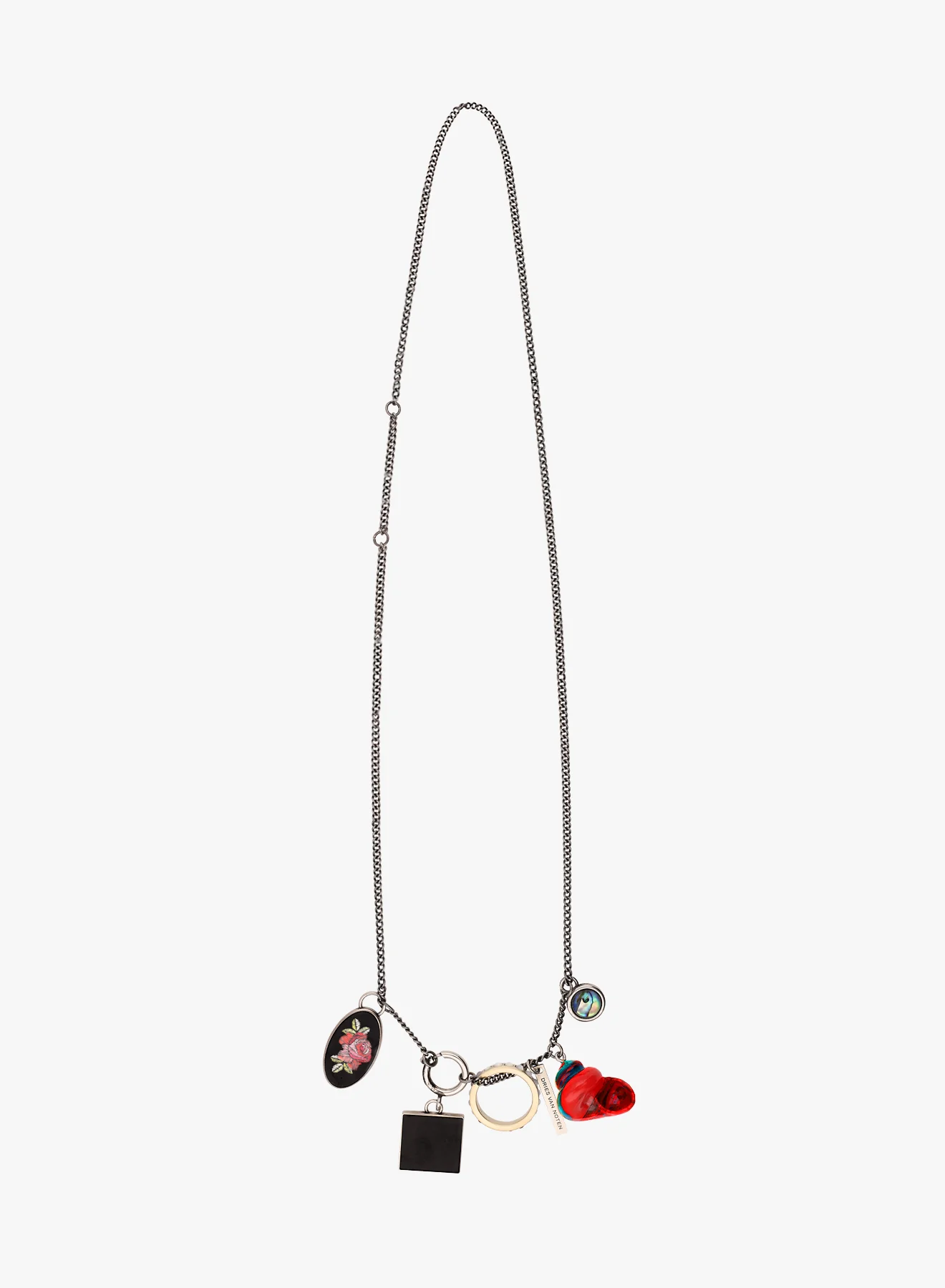Chain charm necklace