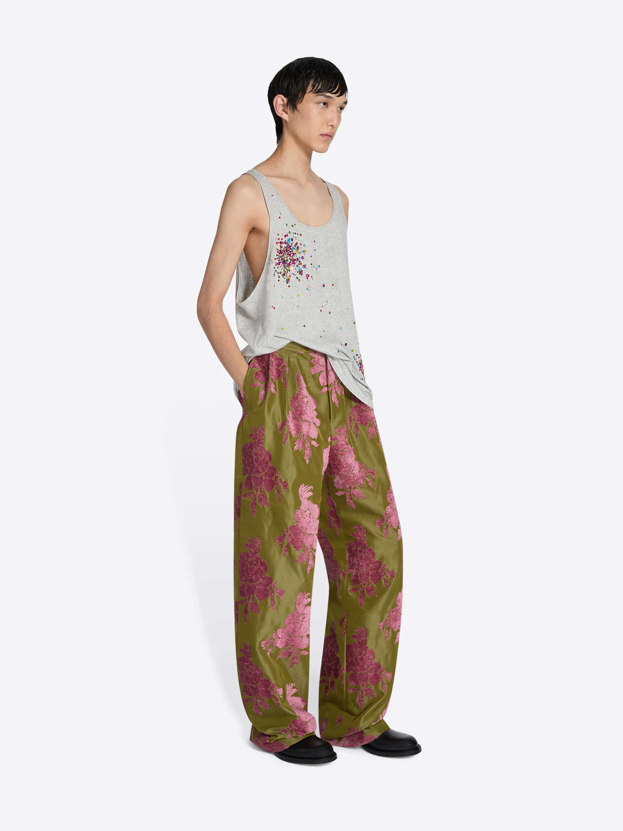 Embellished tank top