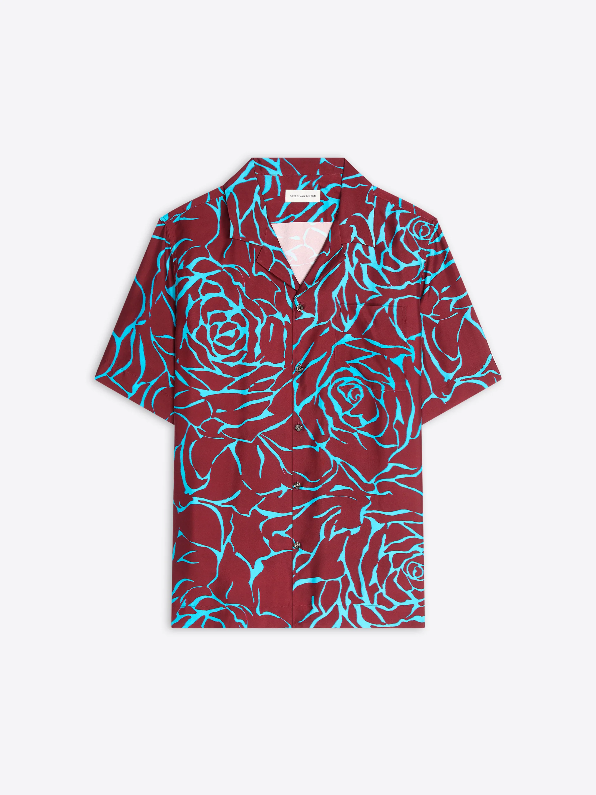 Boxy viscose shirt
