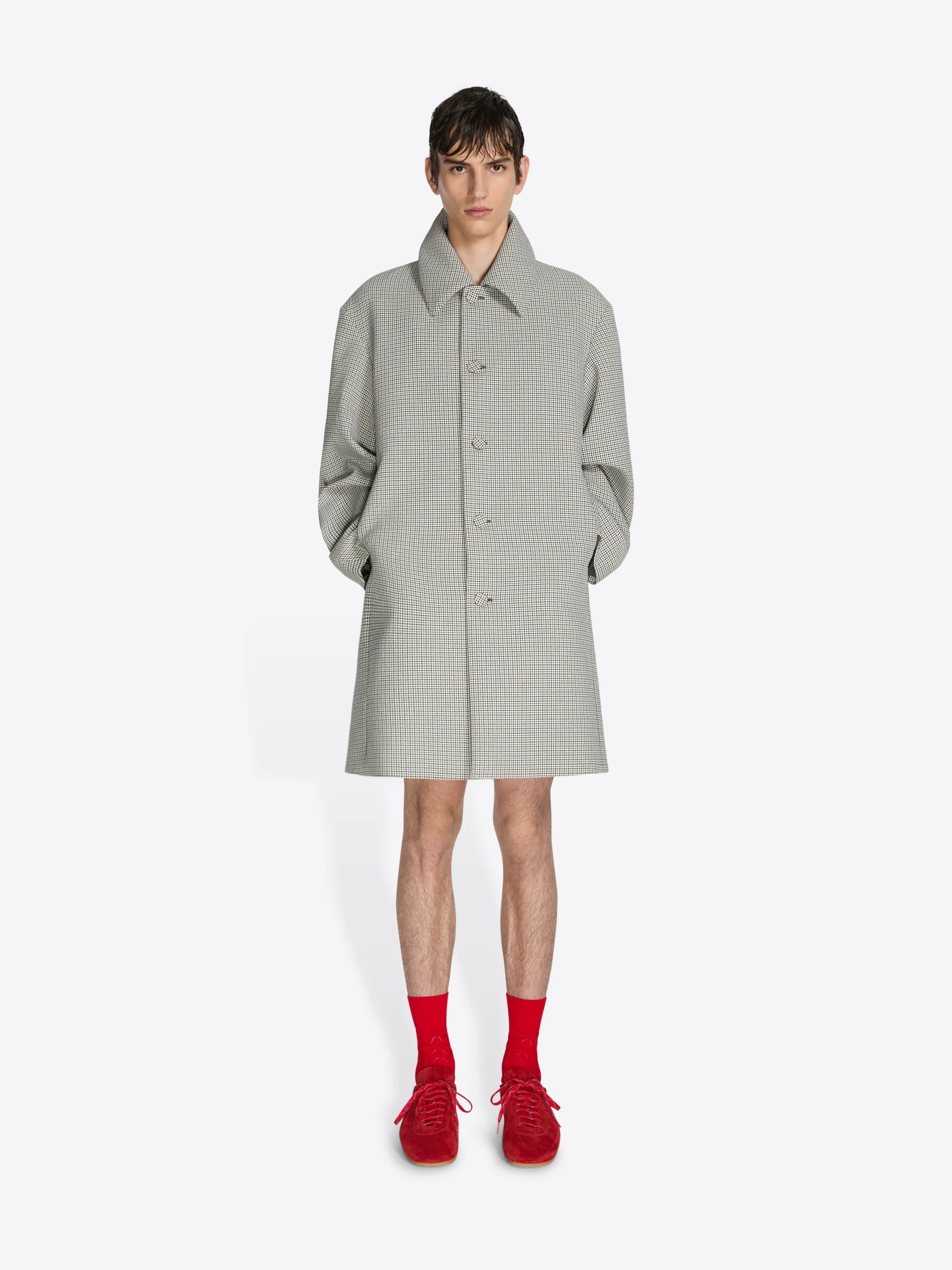 Gingham coat