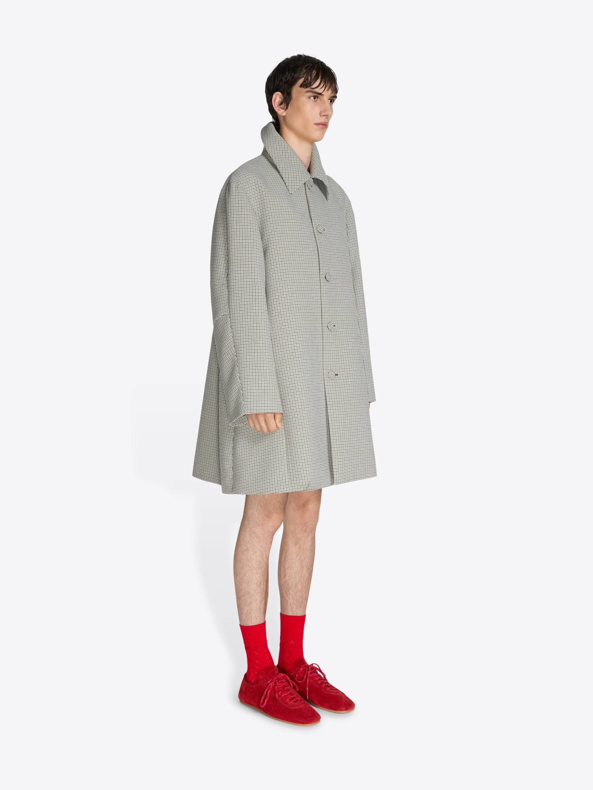Gingham coat