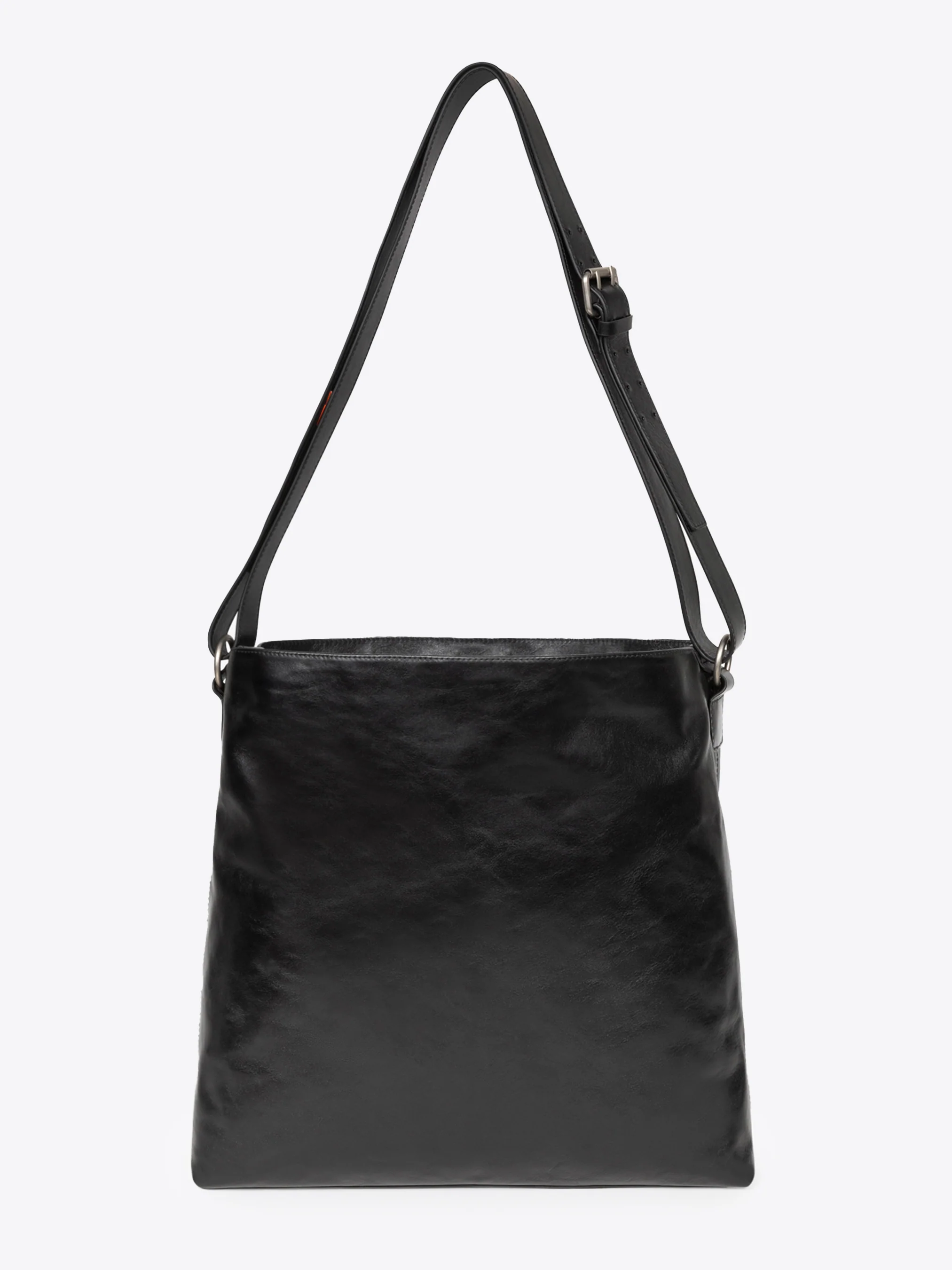 Leather messenger bag