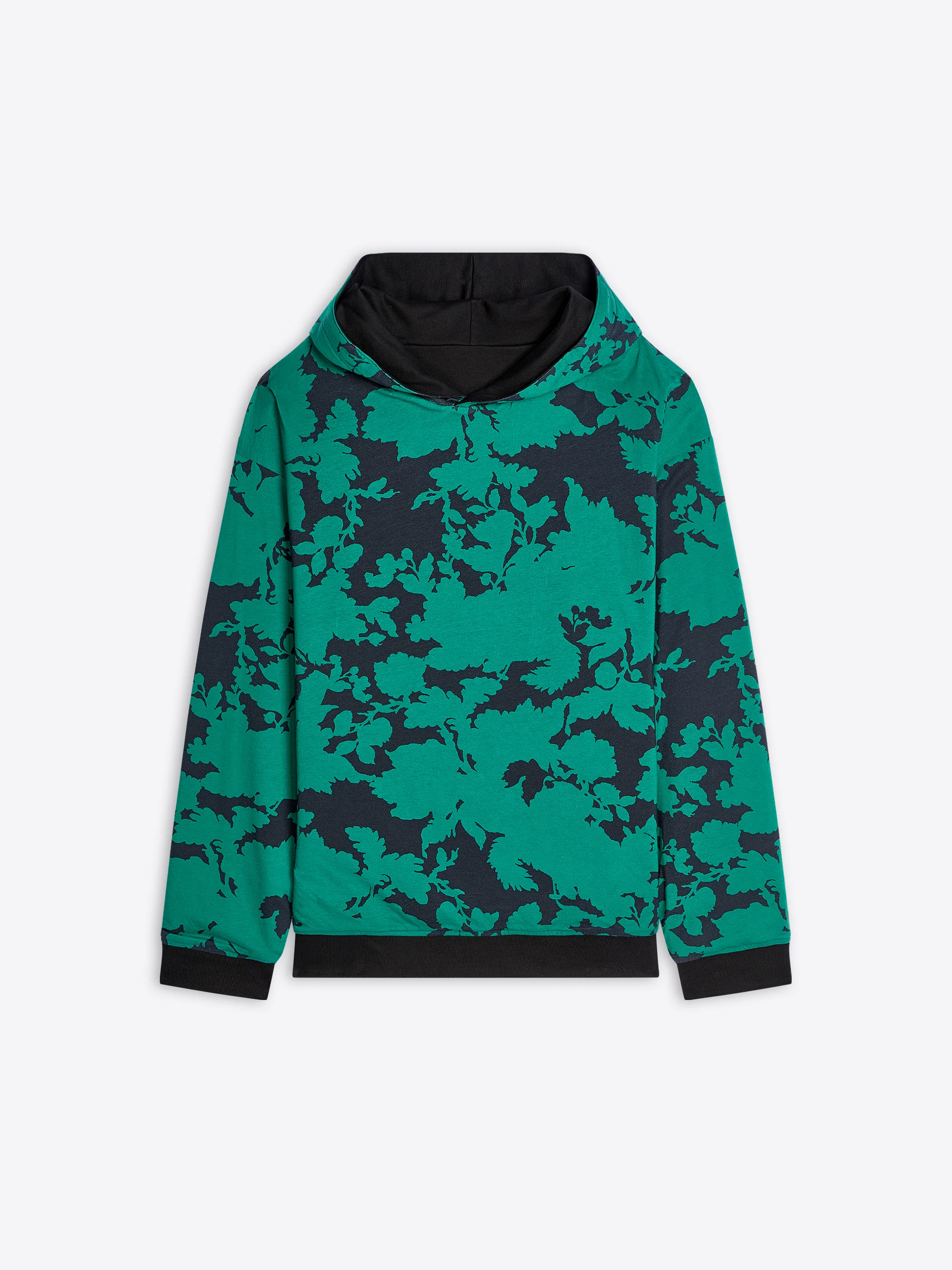 Reversible cotton hoodie