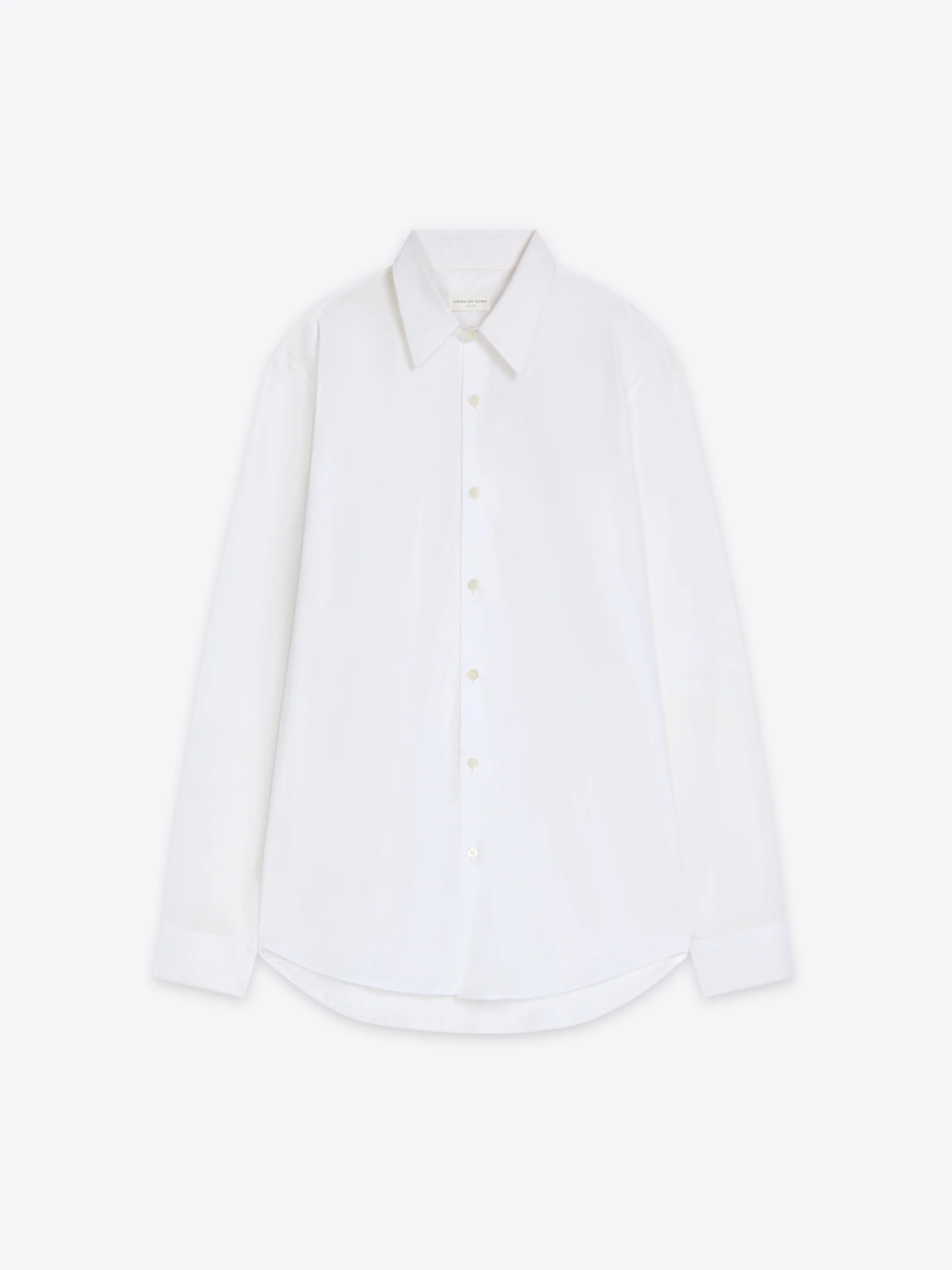 Fitted cotton shirt