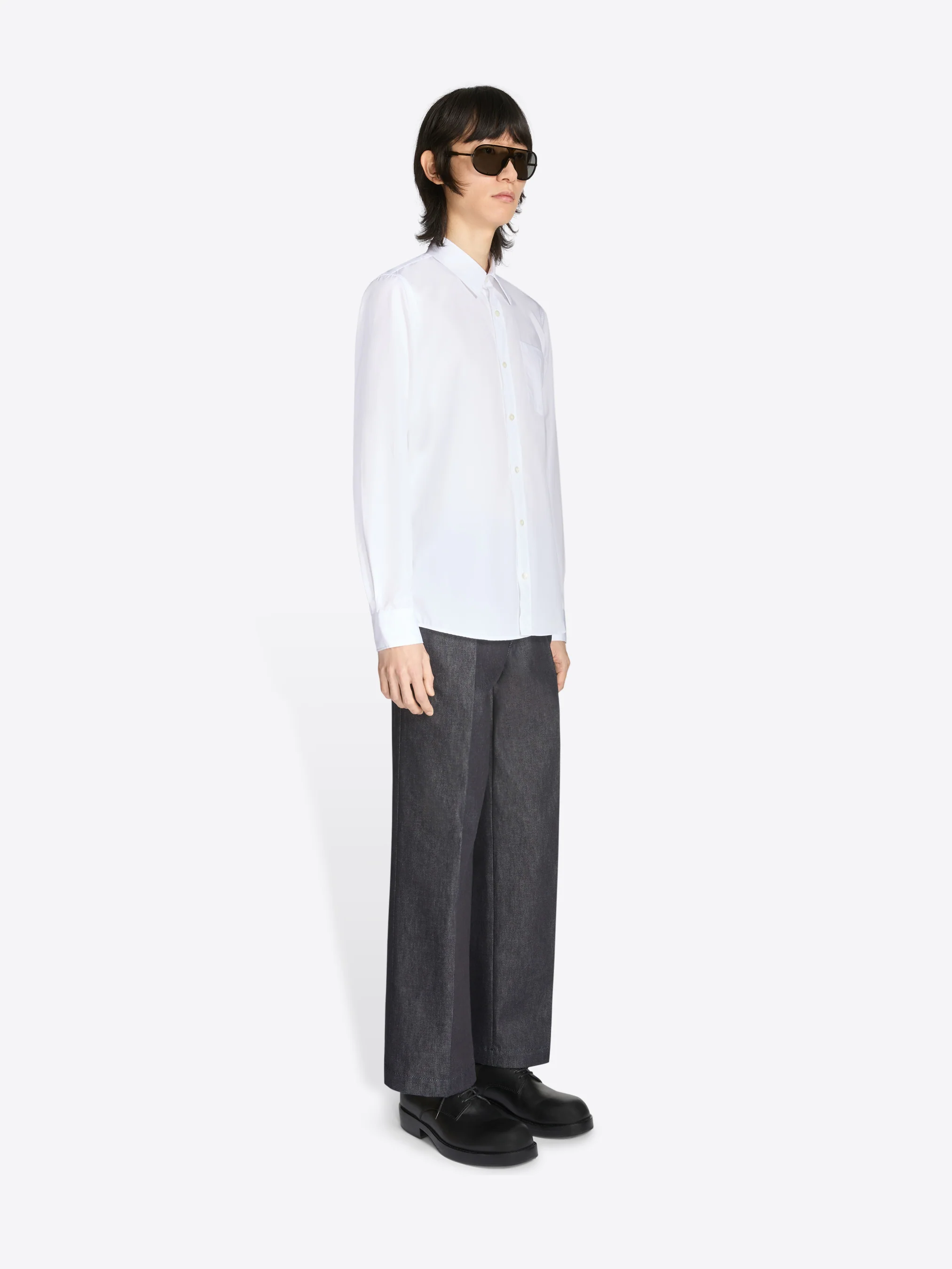 Fitted cotton shirt