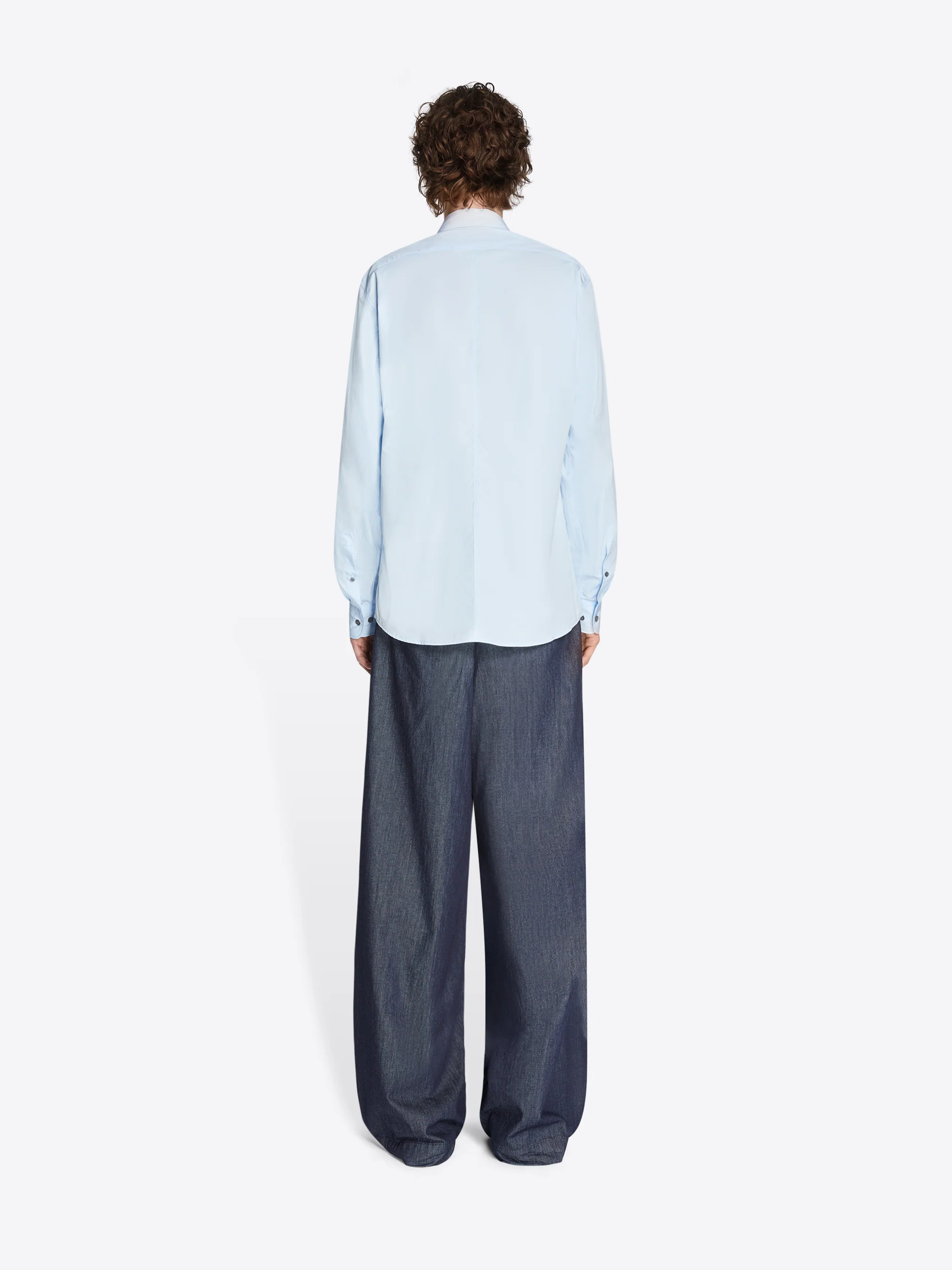 Fitted cotton shirt