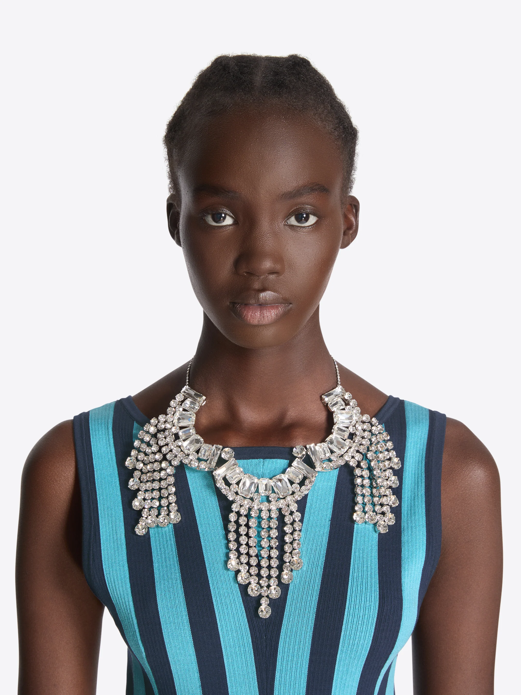 Multicolor statement necklace